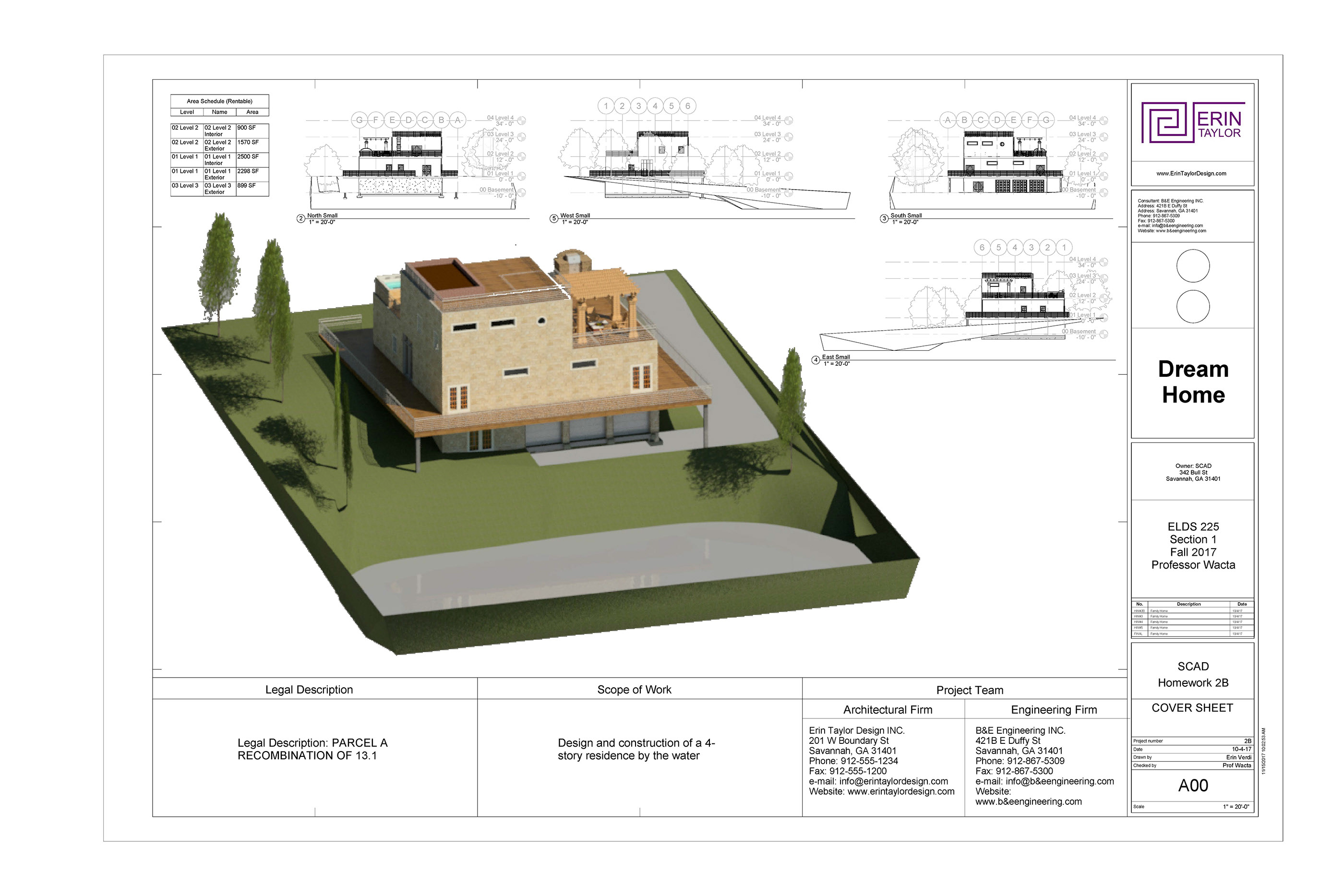 Revit House Plan Construction Document-0