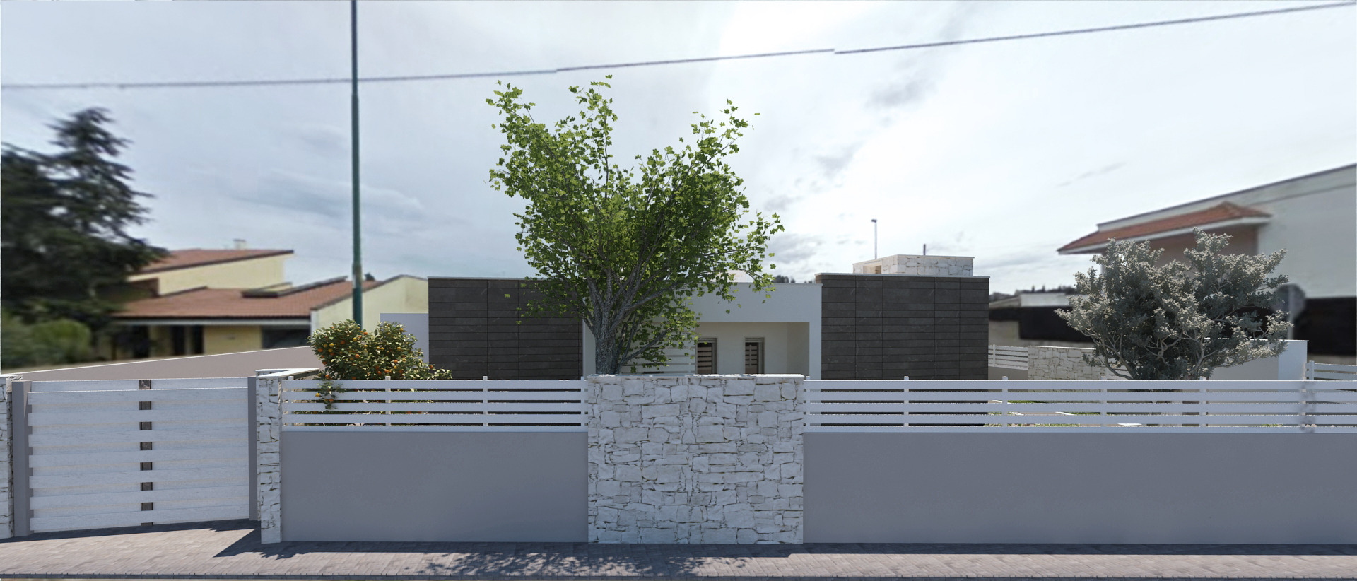 现代家庭别墅设计，室内外和谐共生-13