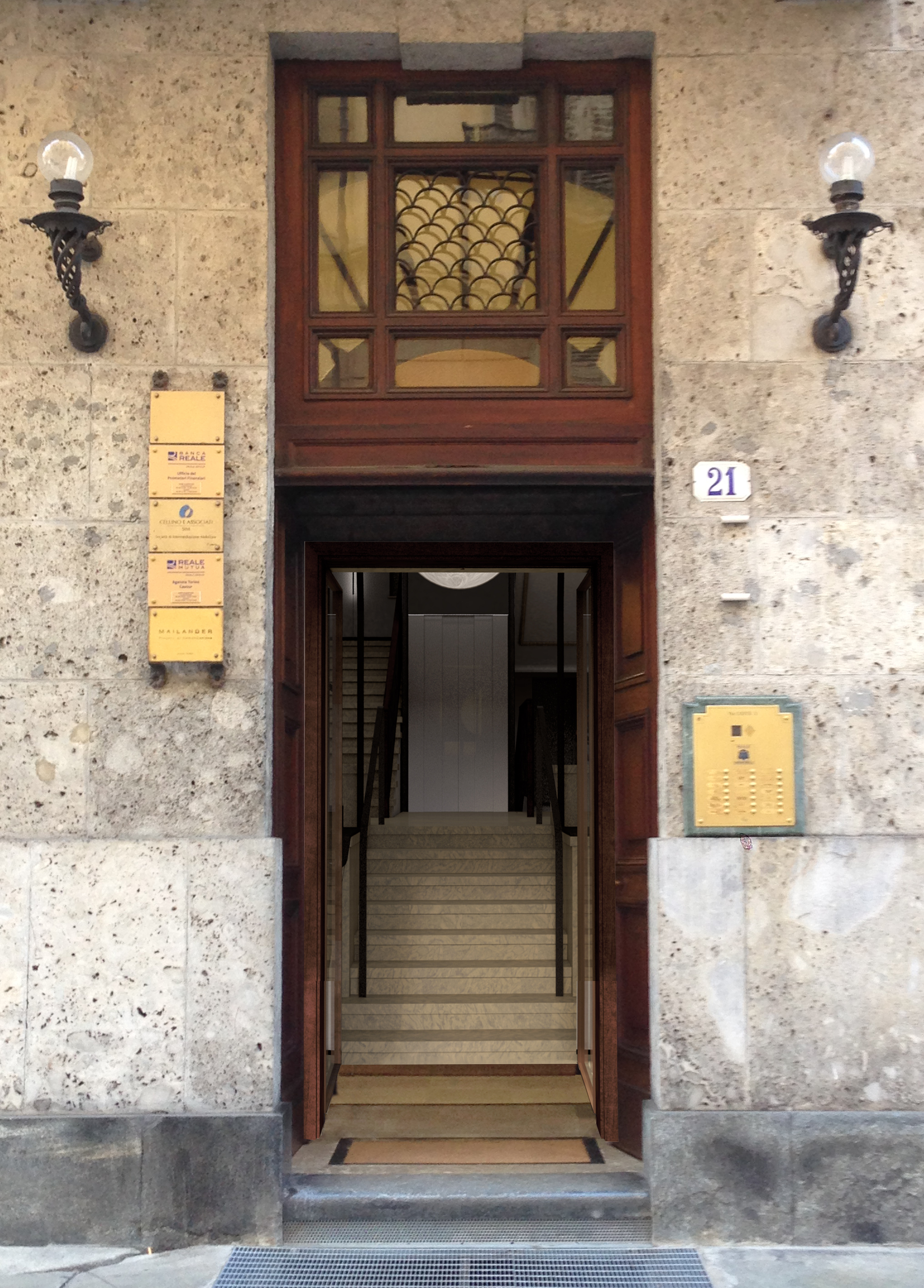 翻新历史建筑，点亮空间价值——意大利 Via Cavour 入口大厅改造-6