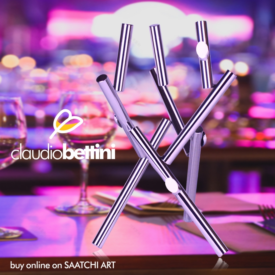 手工金属现代餐桌中心装饰-368