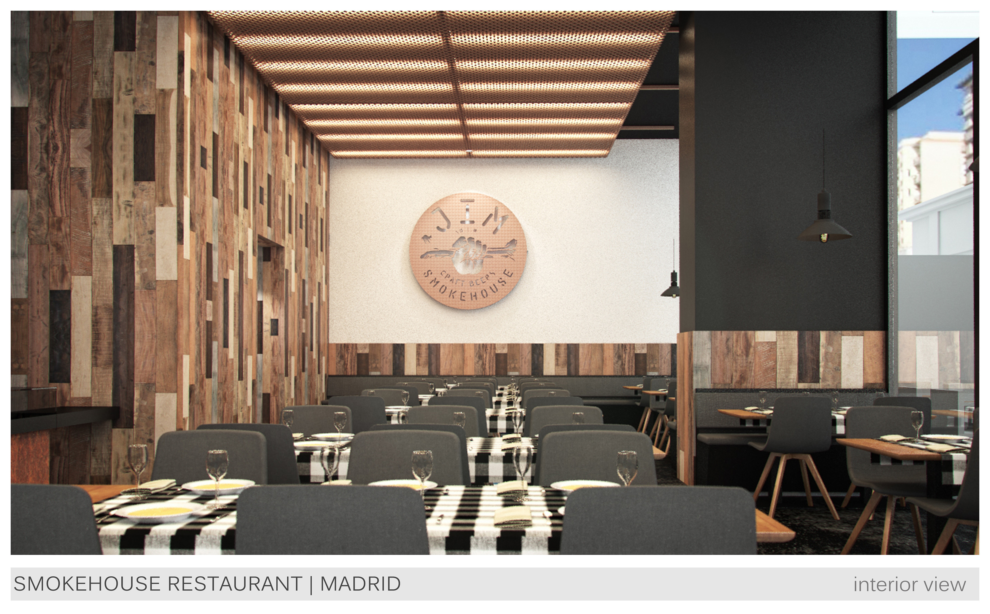 Madrid 西班牙城市烟熏屋餐厅设计大赛佳作-0