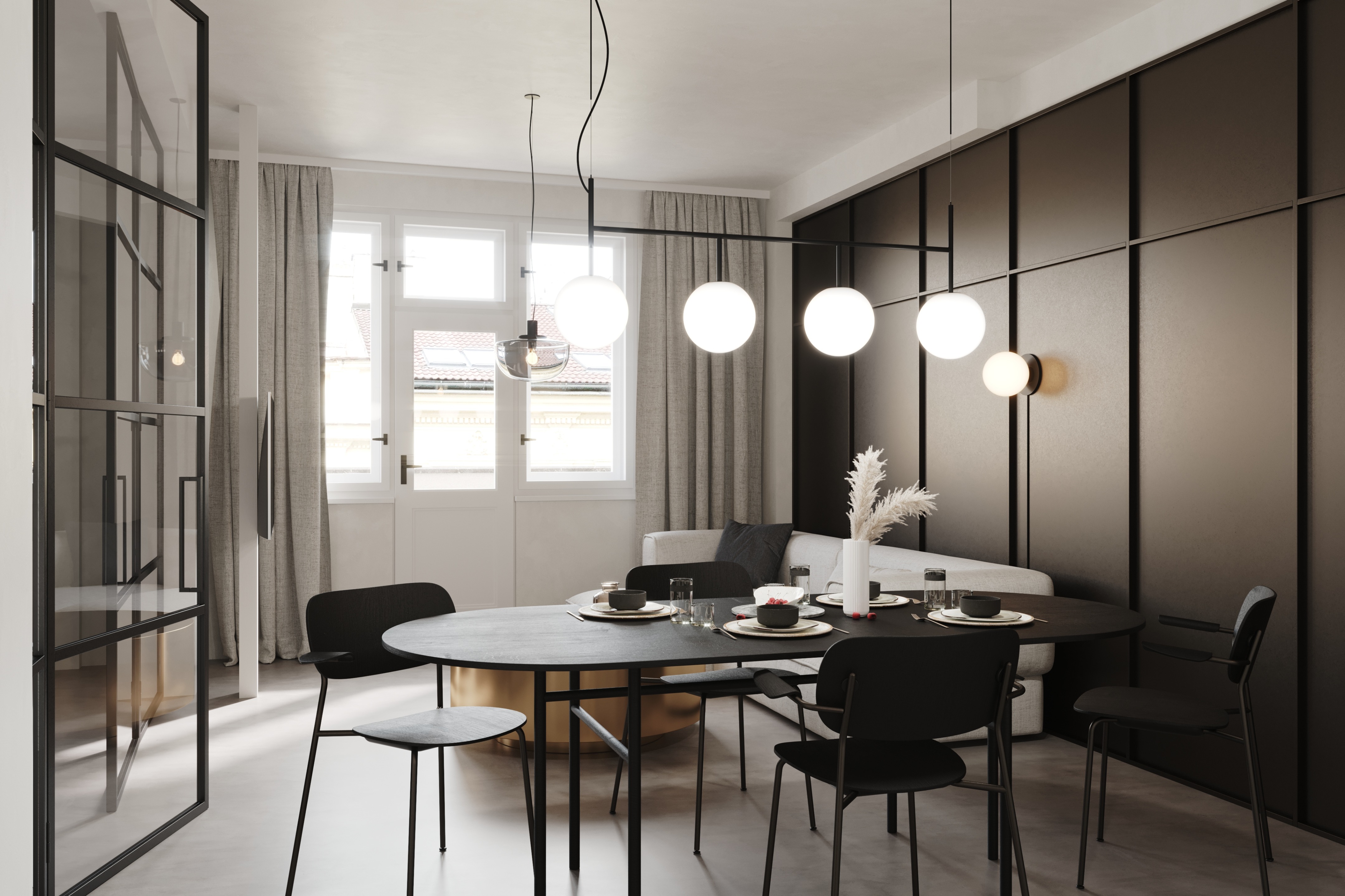 个性化定制，98 平米空间的创意演绎-1