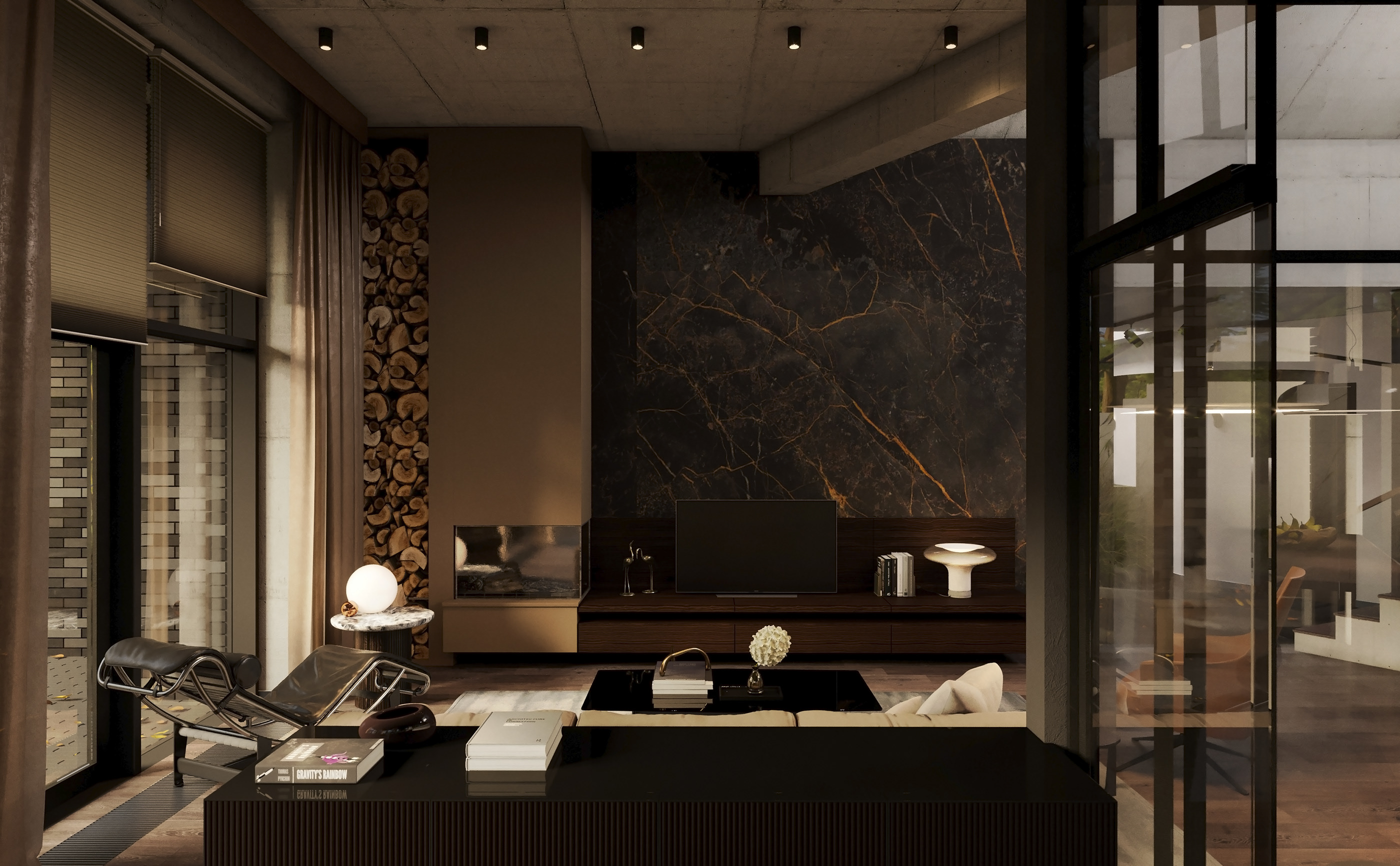 圣彼得堡森林别墅村绿色屋顶住宅-5