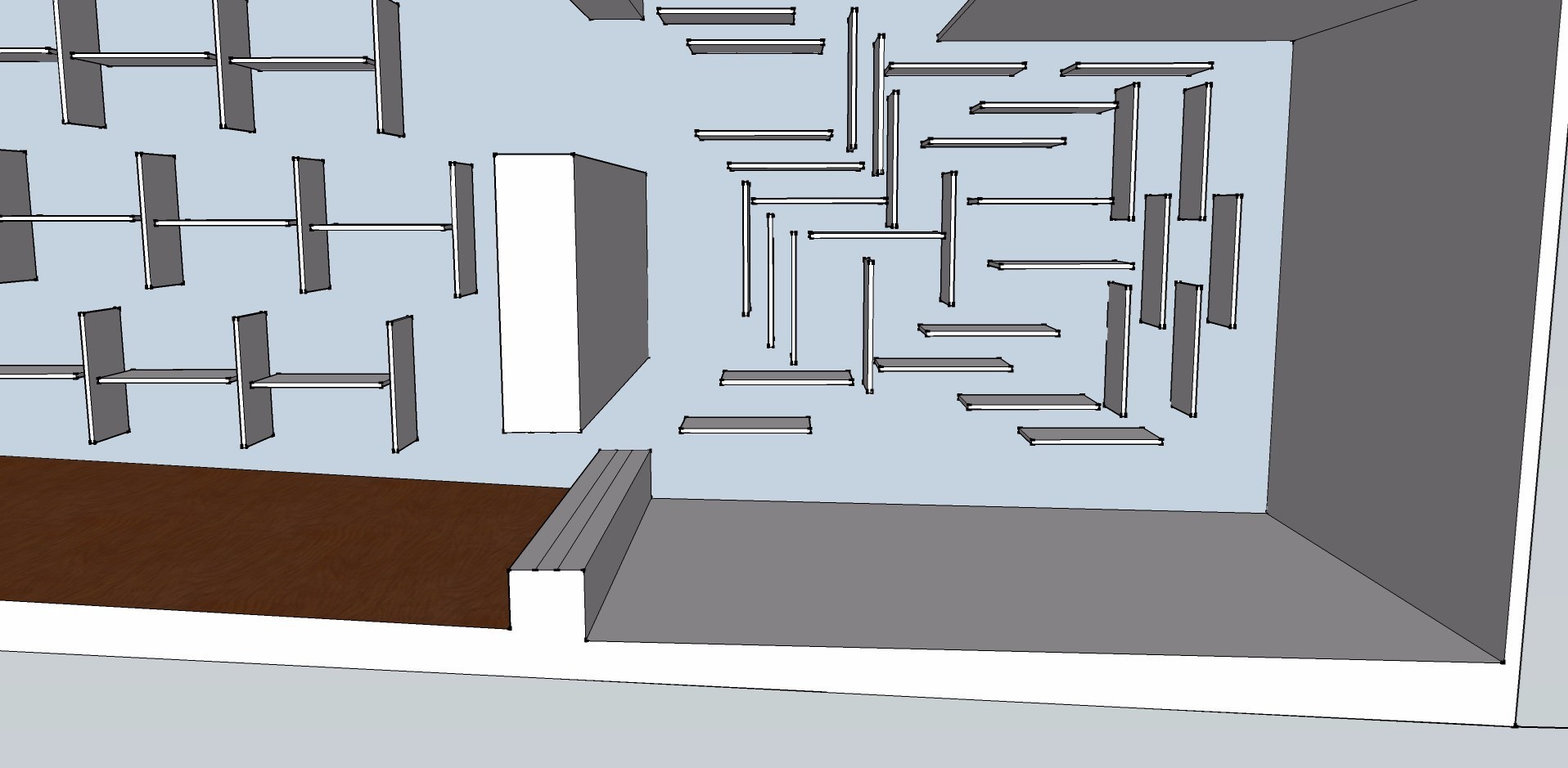 三维立体渲染餐厅环境声学设计-6