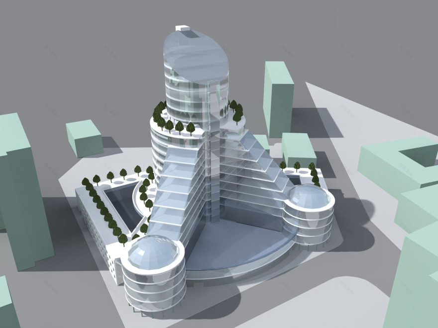 多功能建筑的和谐统一-2