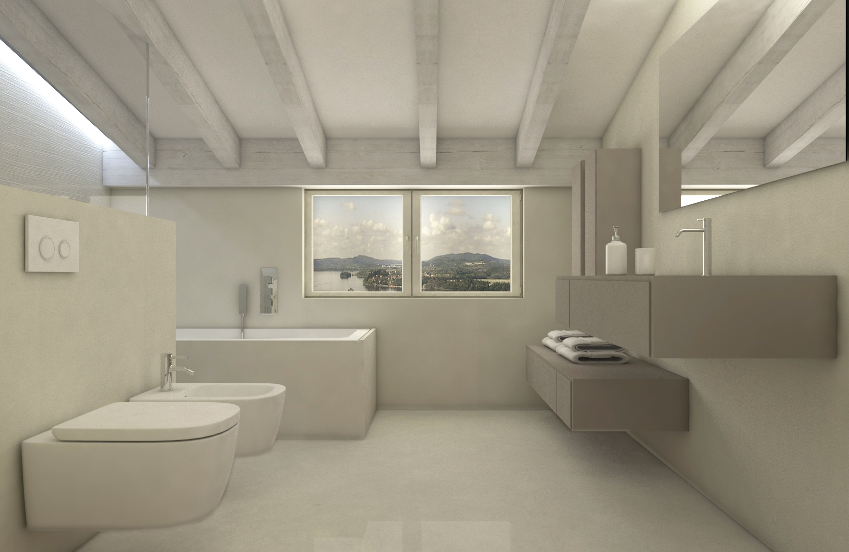 湖景别墅,意式自然风情-13