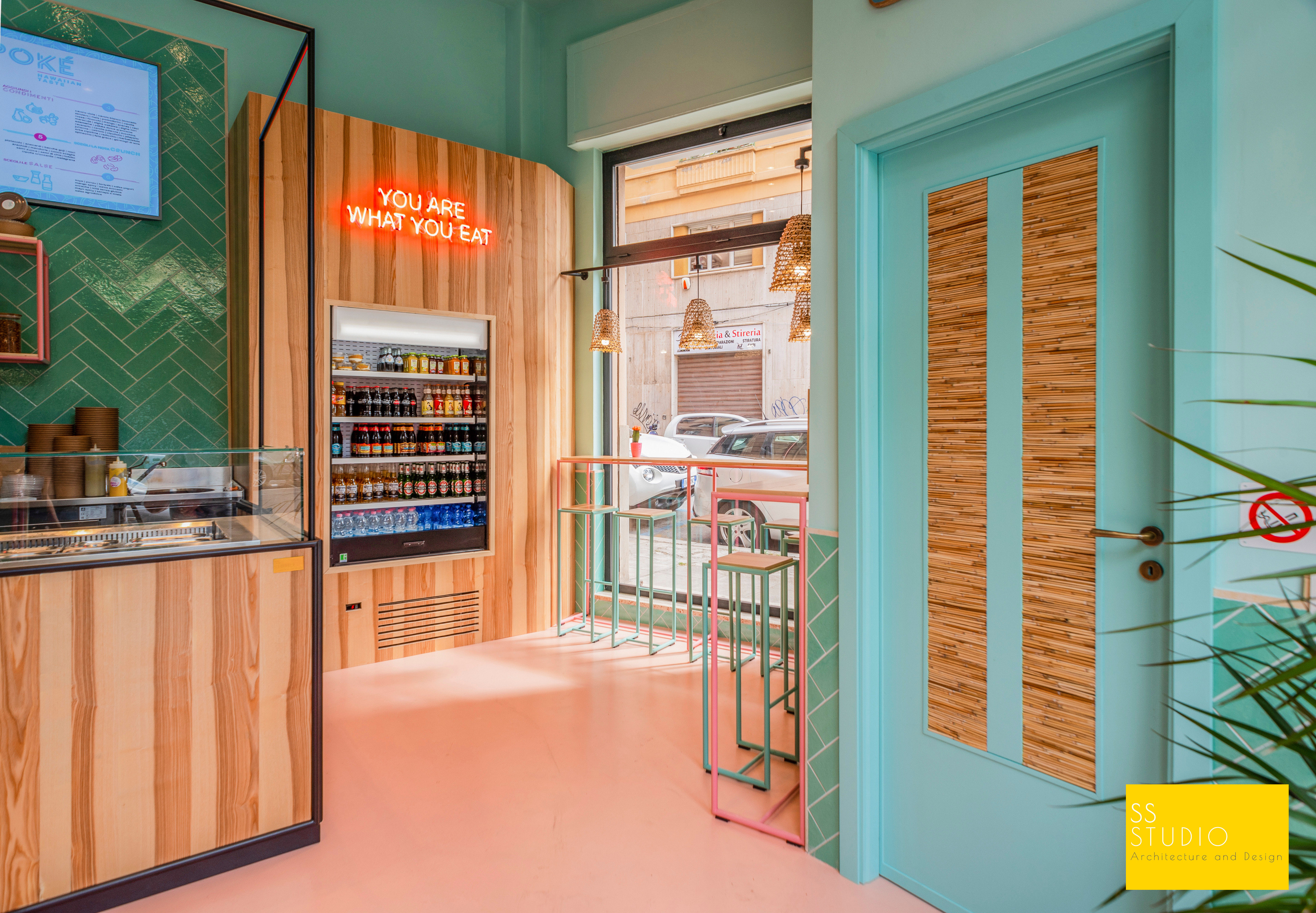 2019 年完美收官之作 | SS Studio 建筑事务所的 Poké 餐厅室内设计-3