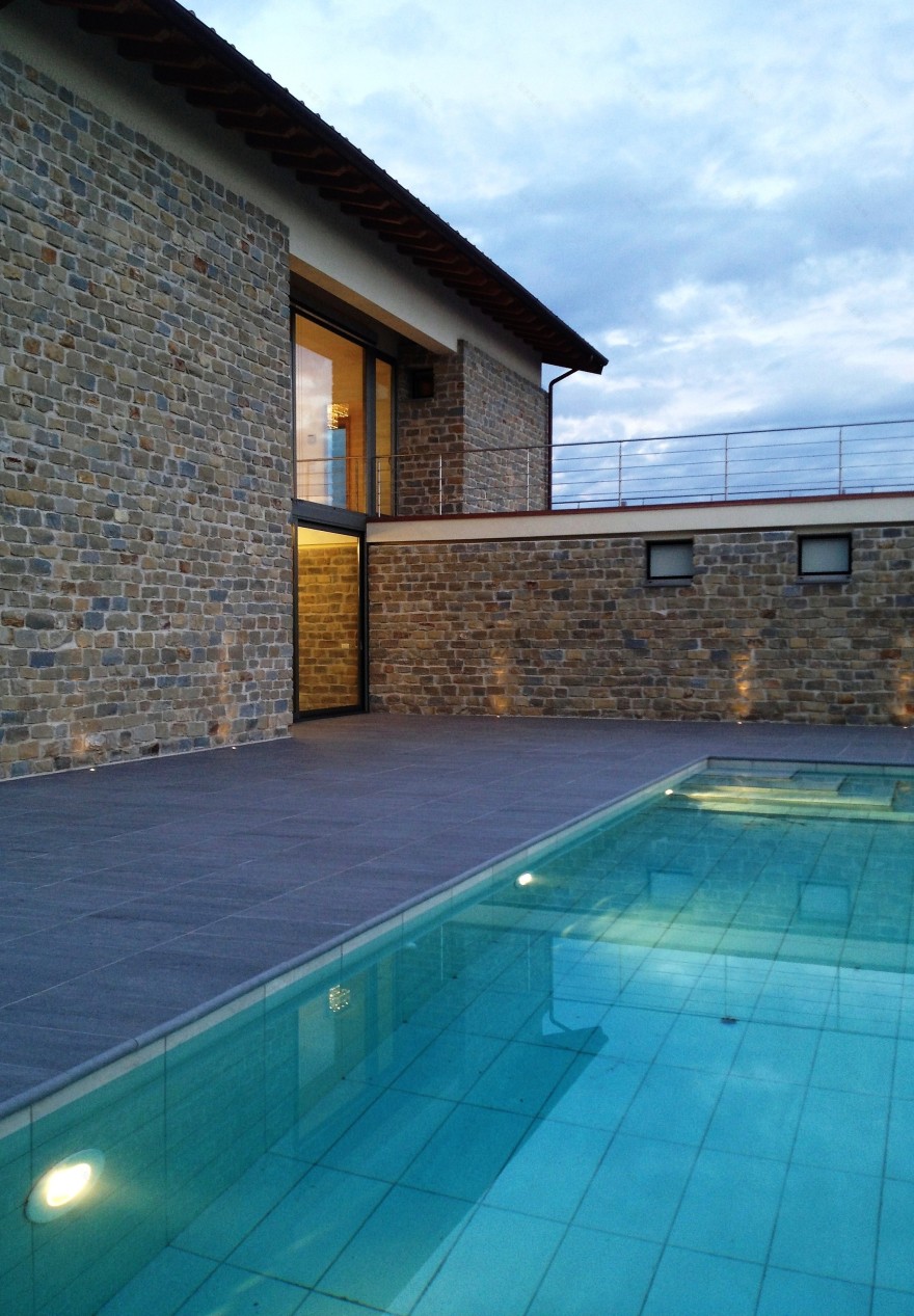 乡村风格别墅,室内外一体化设计-14