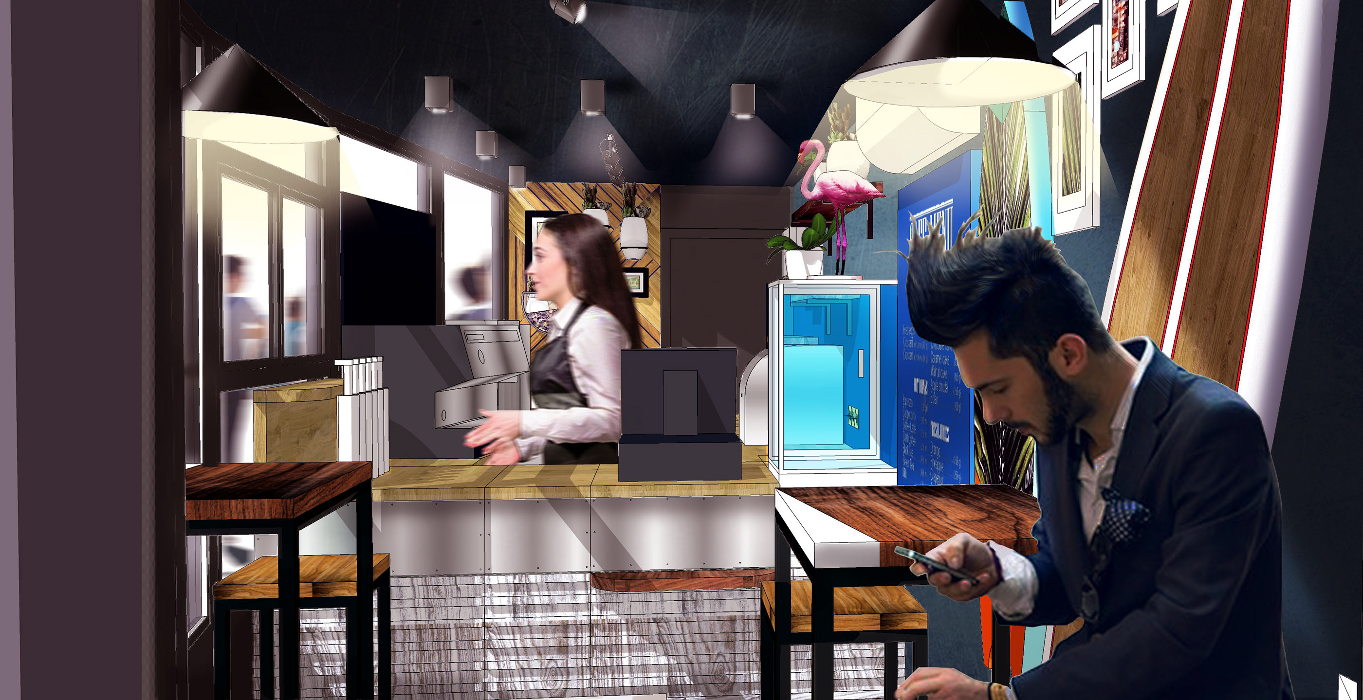 迷你咖啡馆"COFFEE BOX"-9