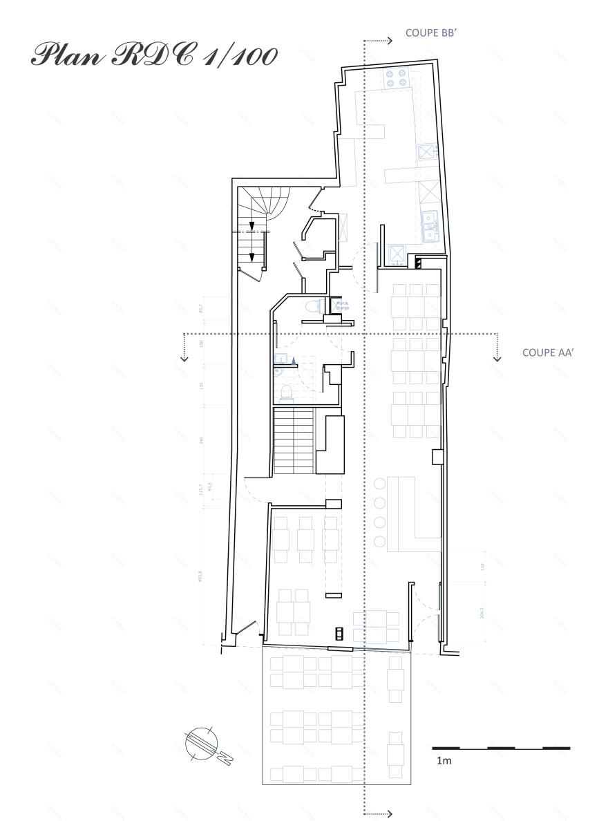 "My Deer"餐厅 | 黑白对比的精致空间-4