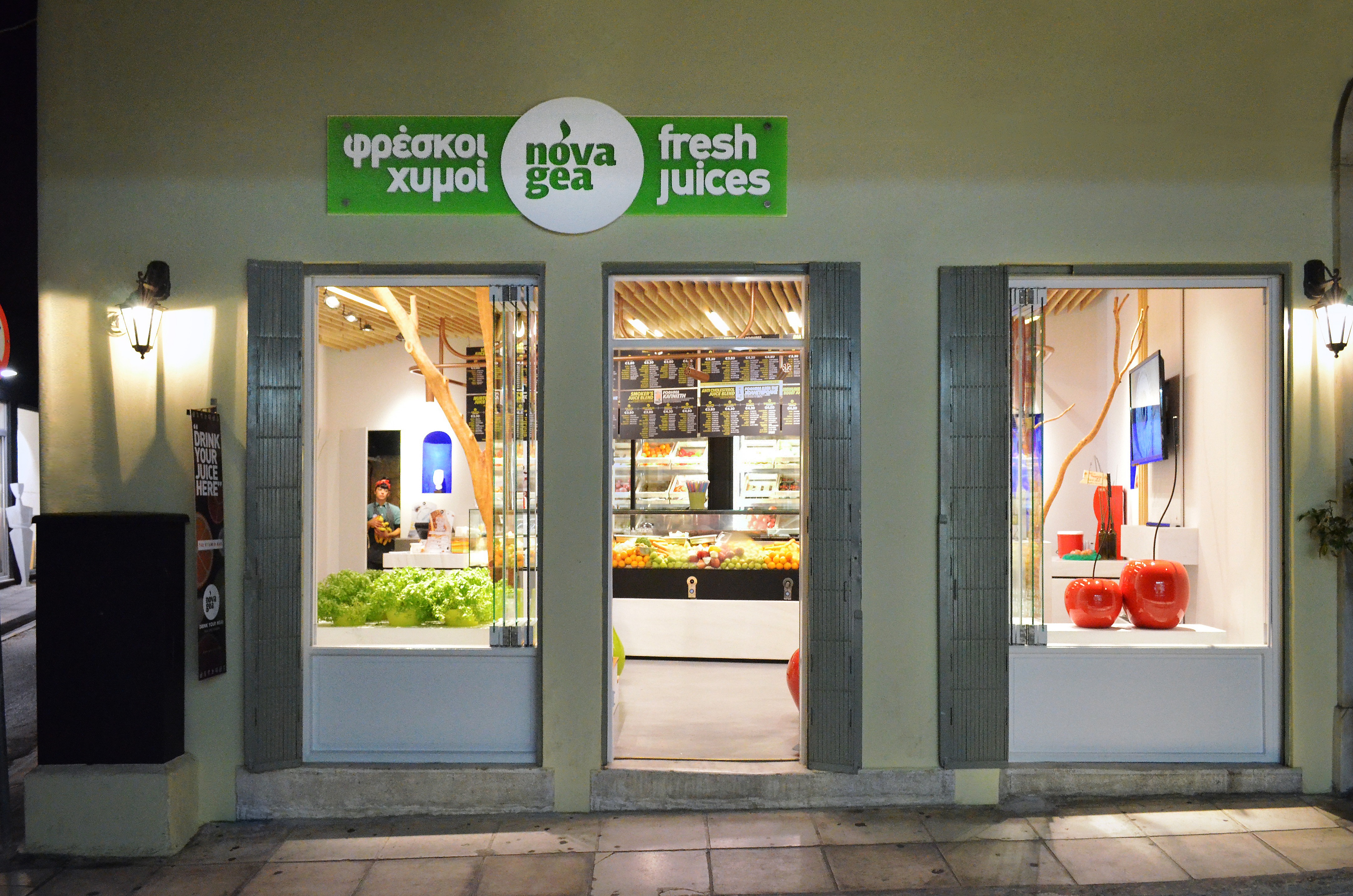 雅典 NOVAGEA 果汁吧 | 融入希腊传统与自然的现代空间-7