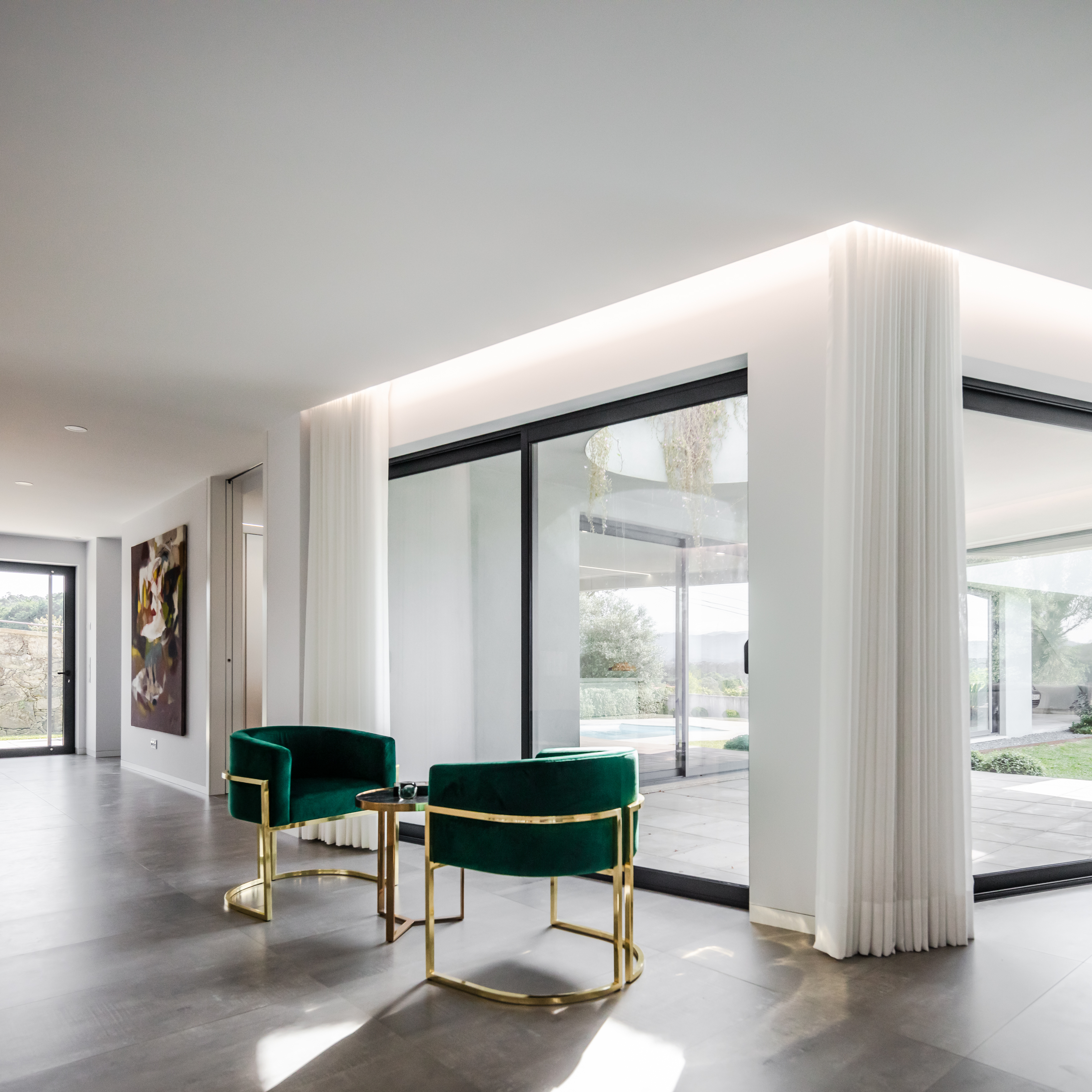 葡萄牙现代别墅 | 融入景观的私密空间-21