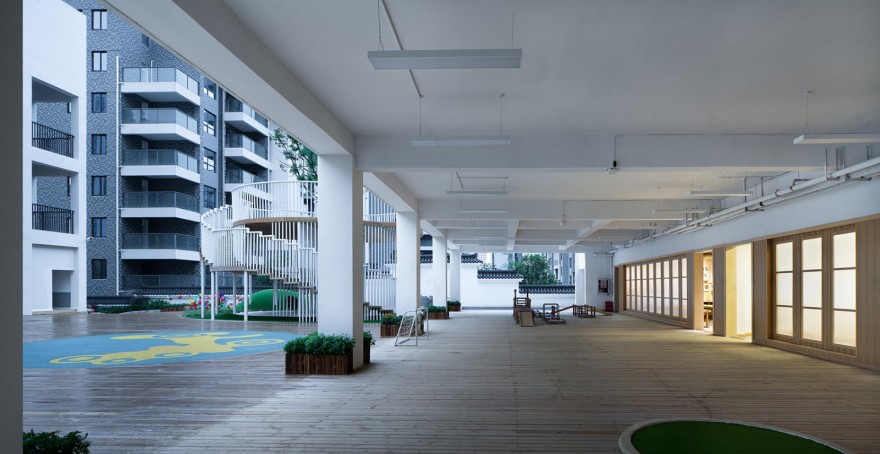 湖北十堰 A+自然幼儿园——自然、简约、童趣的空间设计-26