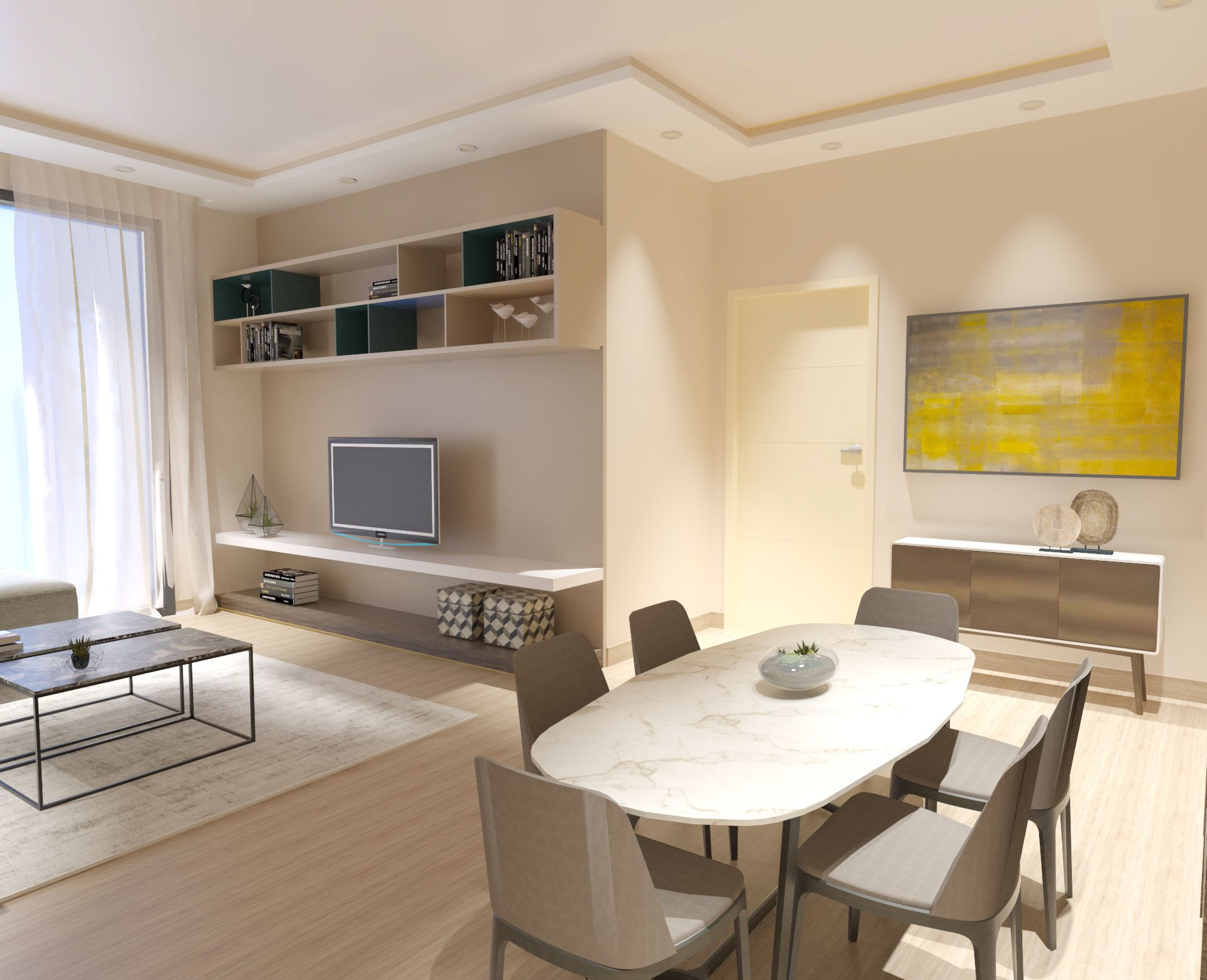 三维立体规划渲染-37