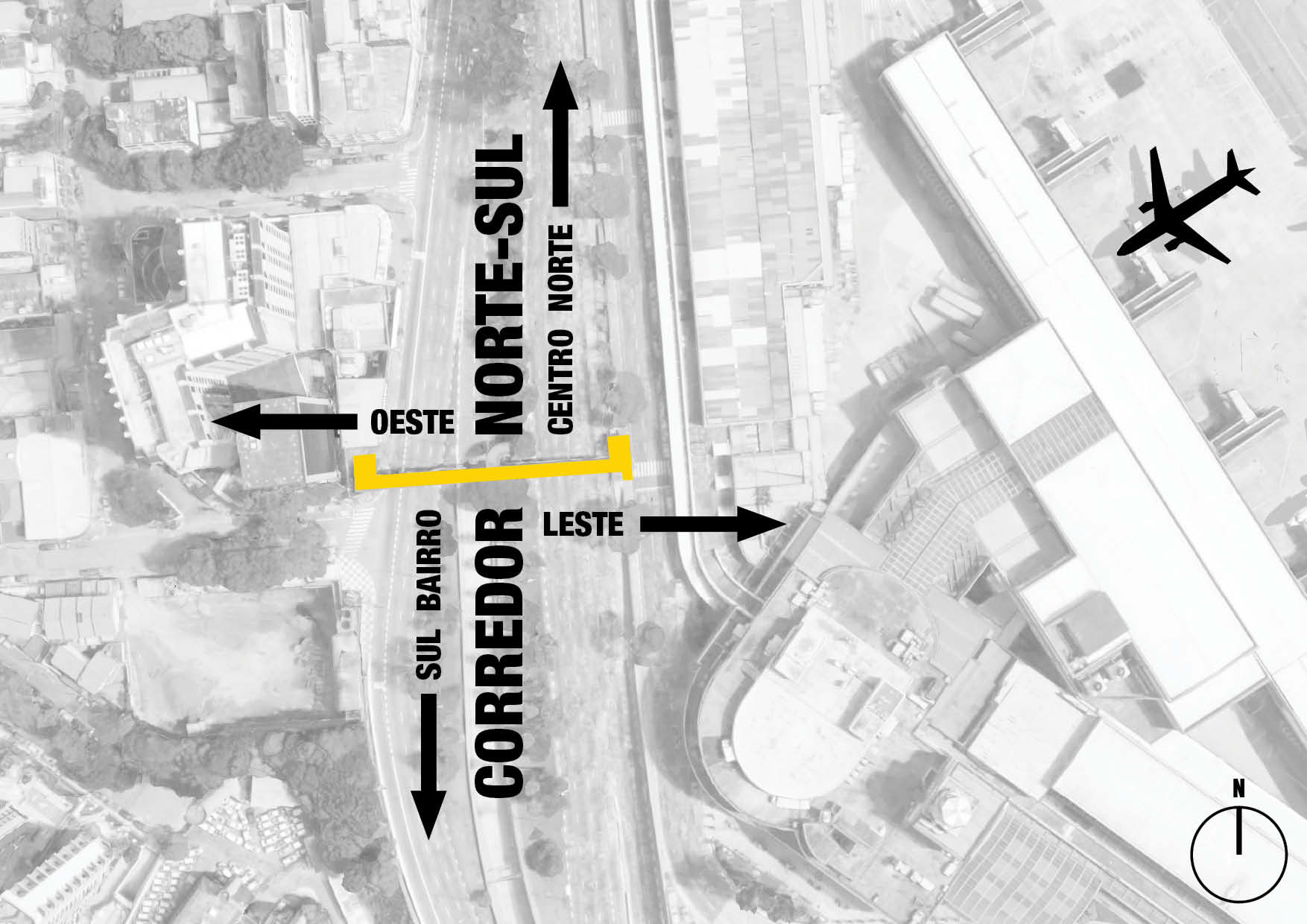 巴西圣保罗国际机场通道视觉设计-1