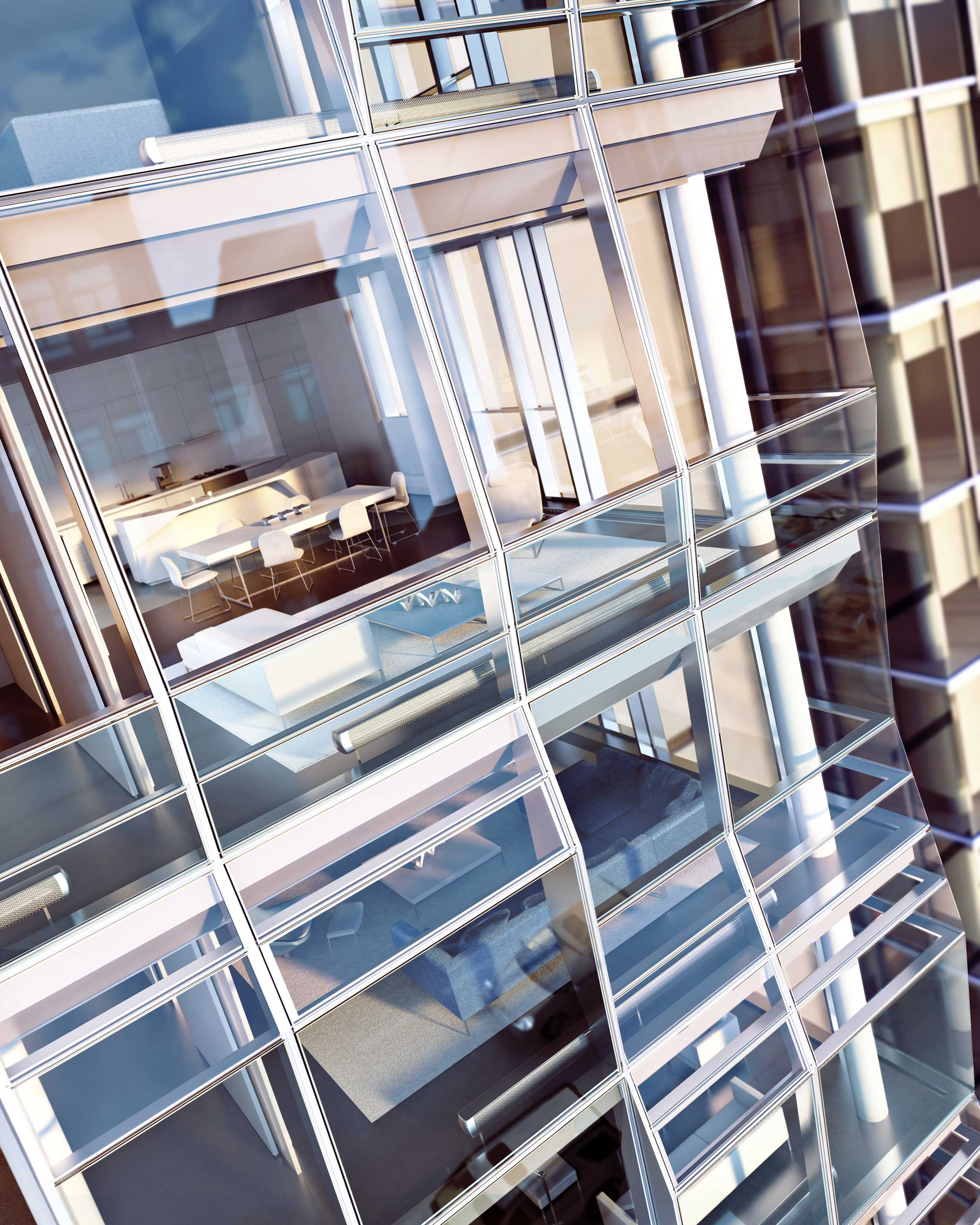 曼哈顿西村新地标 · 理查德·迈耶尔的玻璃钢塔设计-2