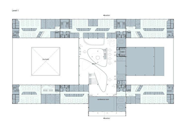 飞利浦照明总部中庭,熔岩设计的智能光“树”营造独特空间-48