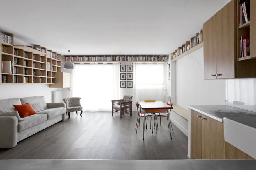 Multiarchi 打造巴黎时尚公寓-4