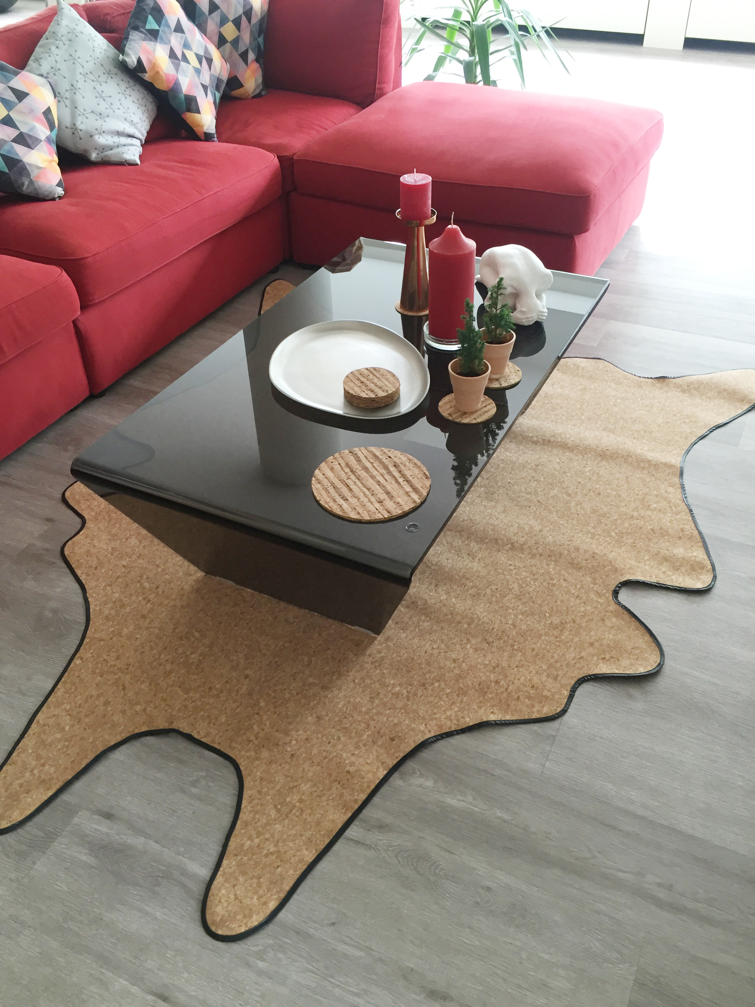 VEGAN 牛皮质地地毯-28