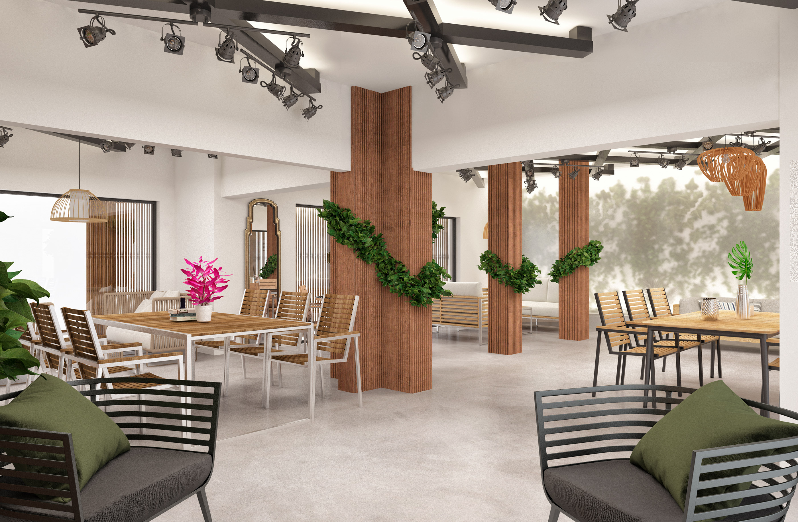 伊斯坦布尔唯一花园家具店，室外设计亮点解读-2