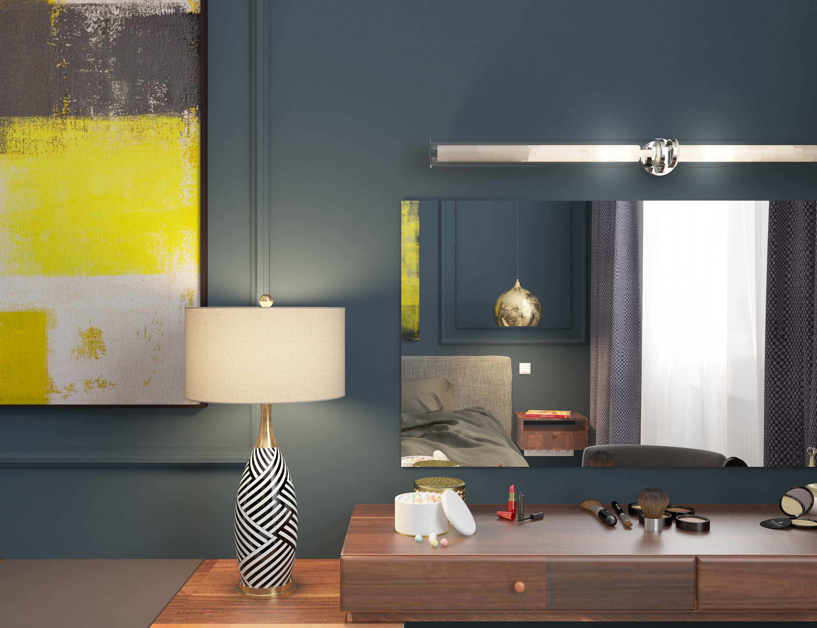 三口之家 100 平米私密住宅设计-9