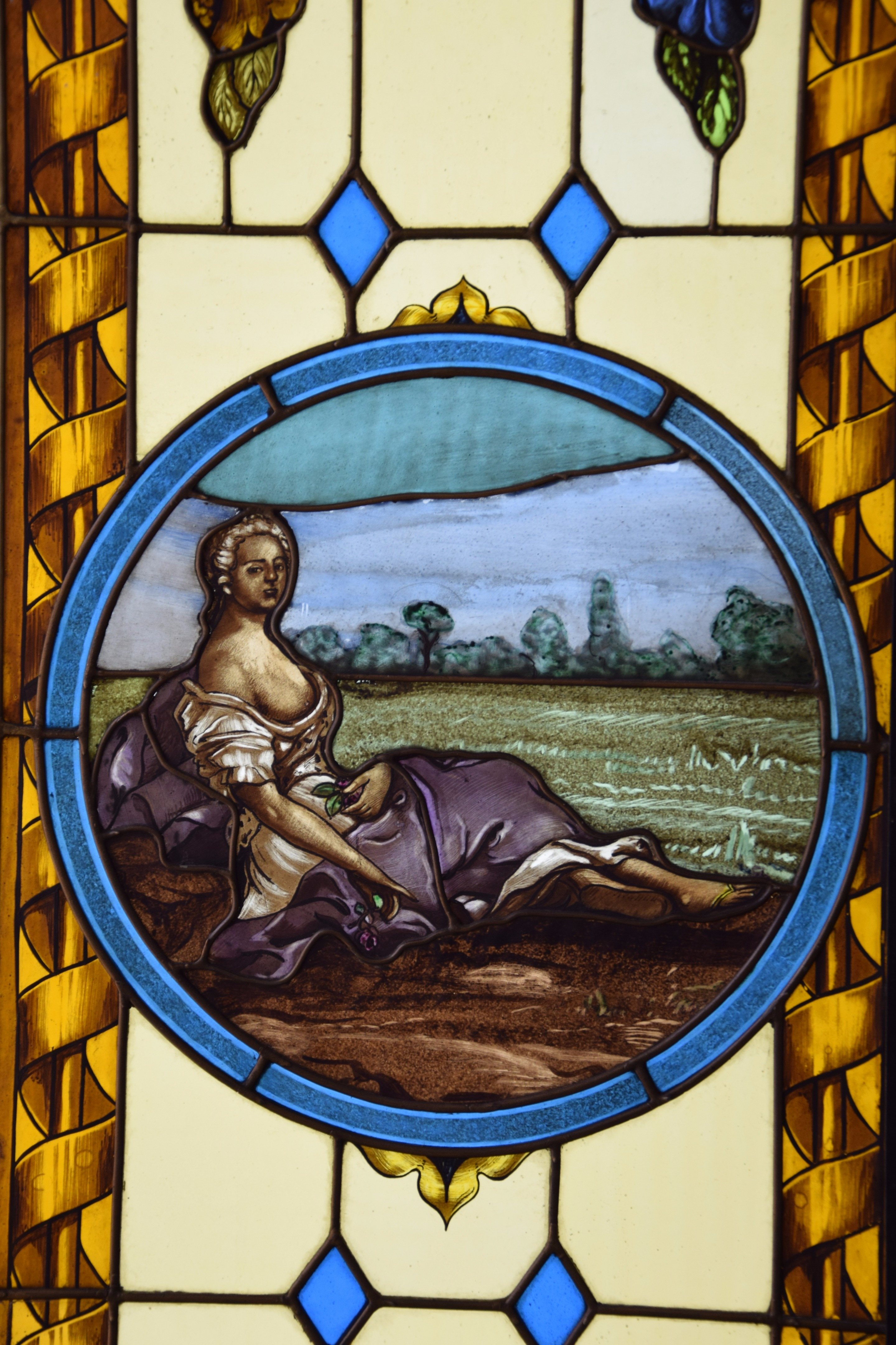 艺术自由风格的复原玻璃窗-7