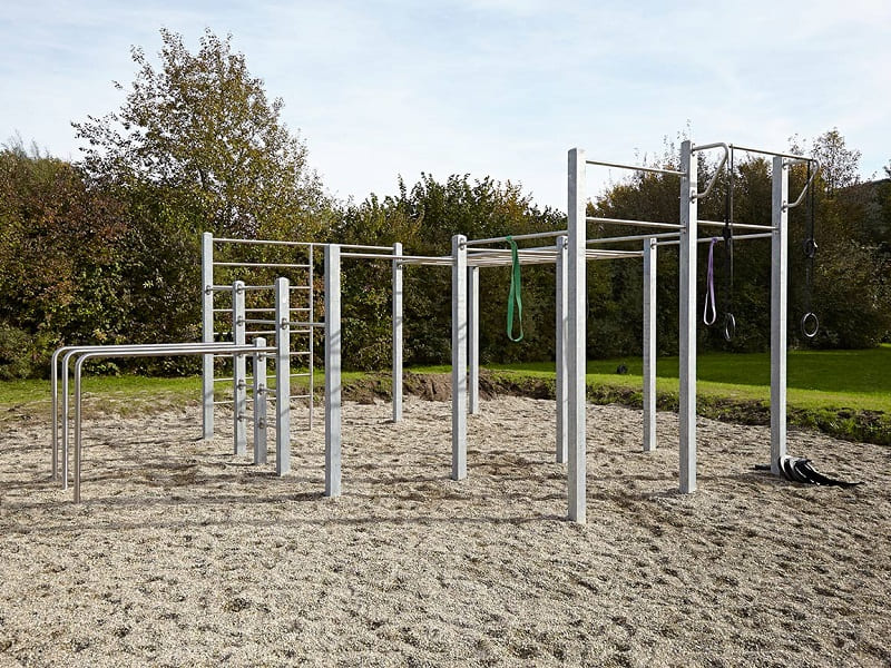 模块化城市健身设施 RhinoVis®Fortress Calisthenics-9