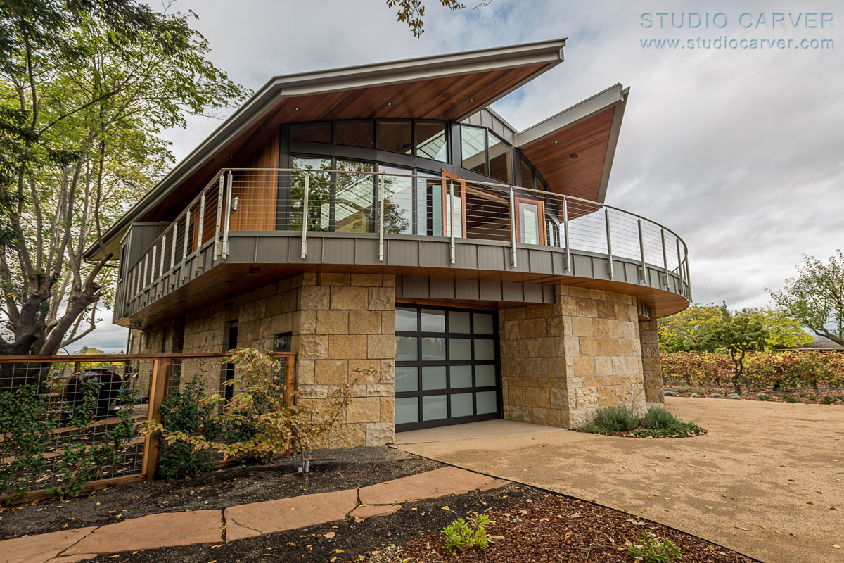 纳帕谷现代葡萄园住宅，优雅融合自然美景-4