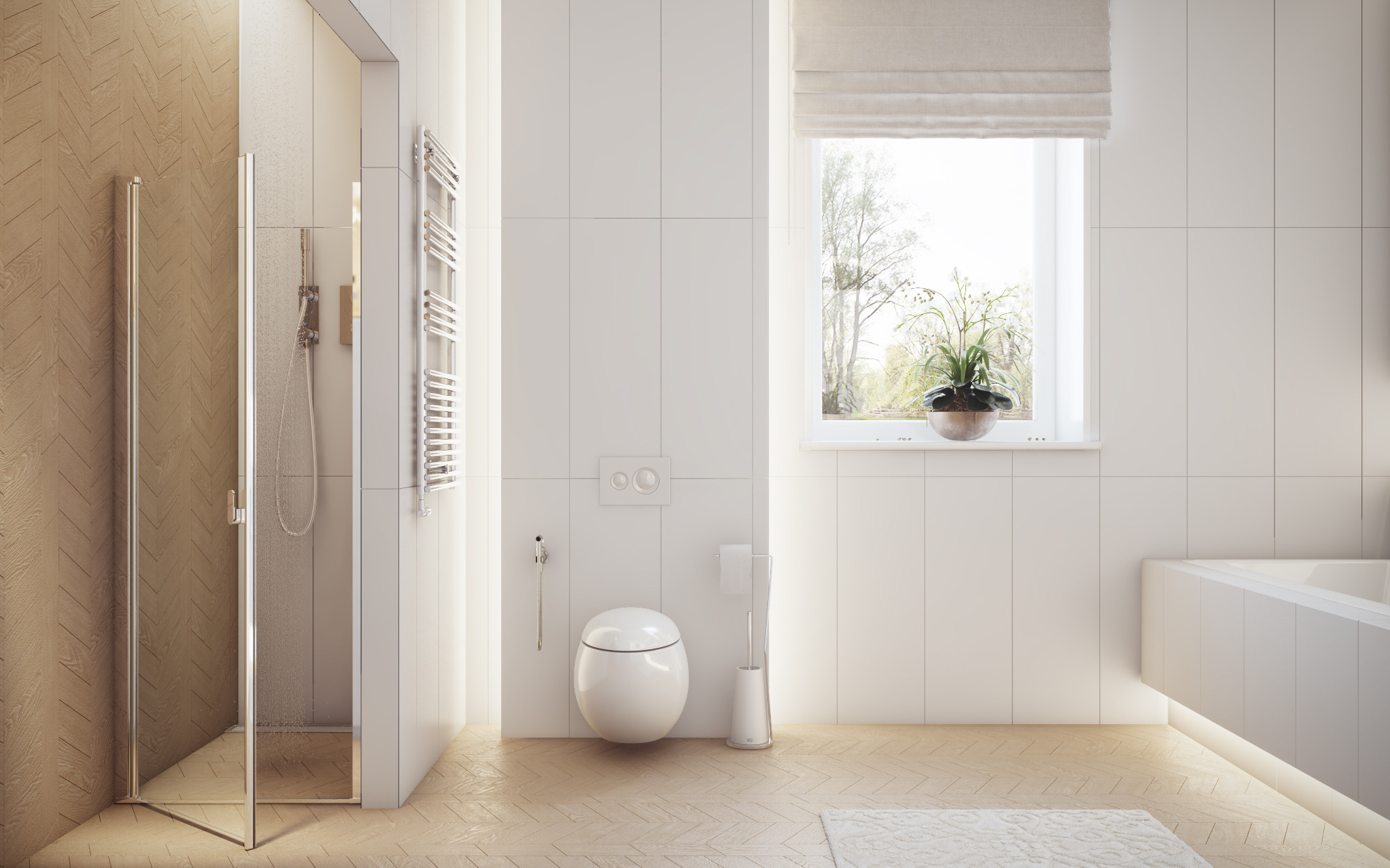 莫斯科郊区别墅时尚室内设计-64