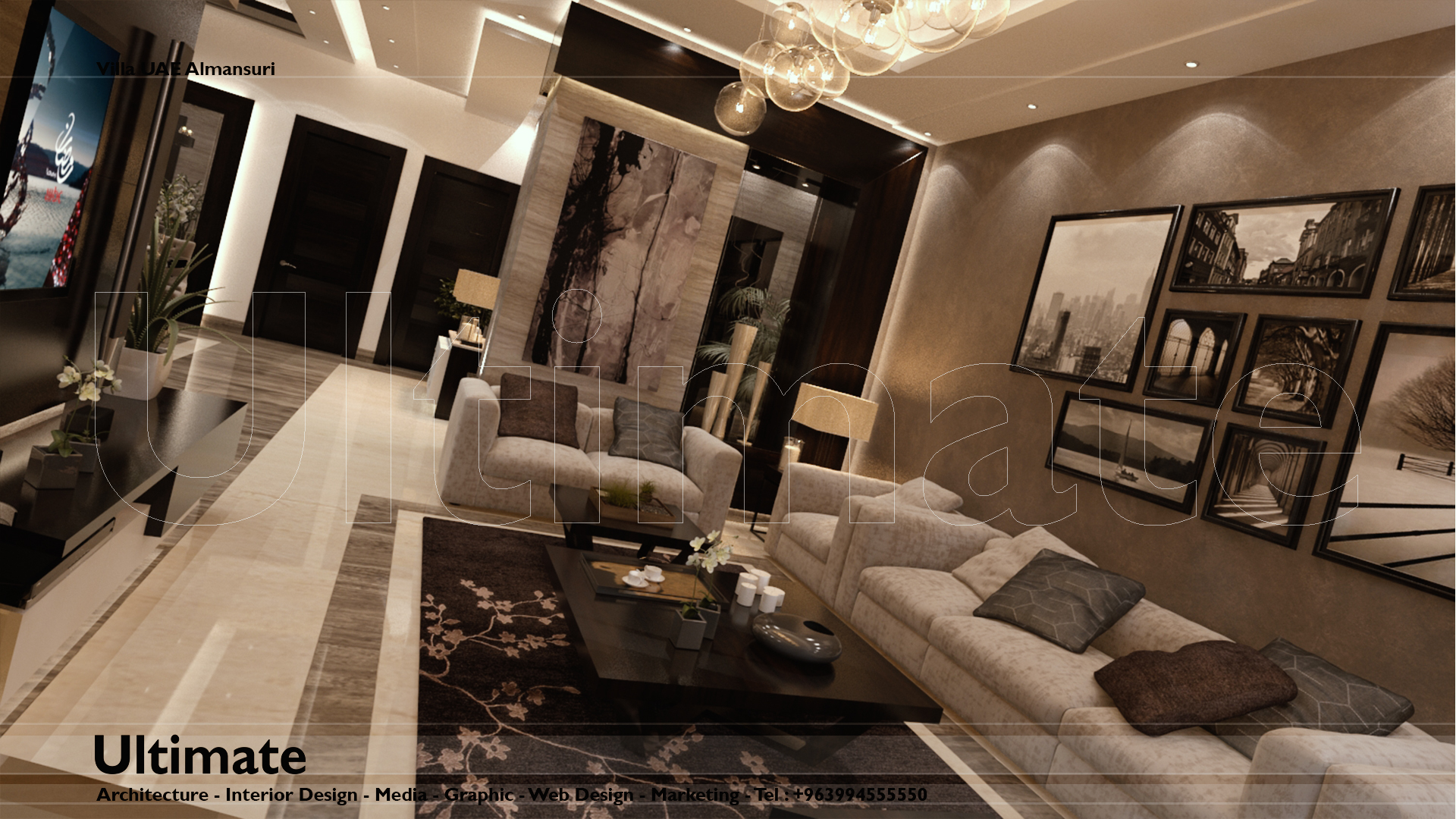 阿联酋 Almansuri 别墅室内设计案例分析-3