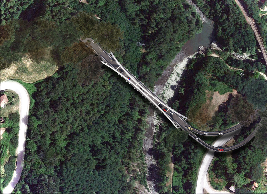 Castelnuovo 弧形桥 | 钢铁悬索之力-3