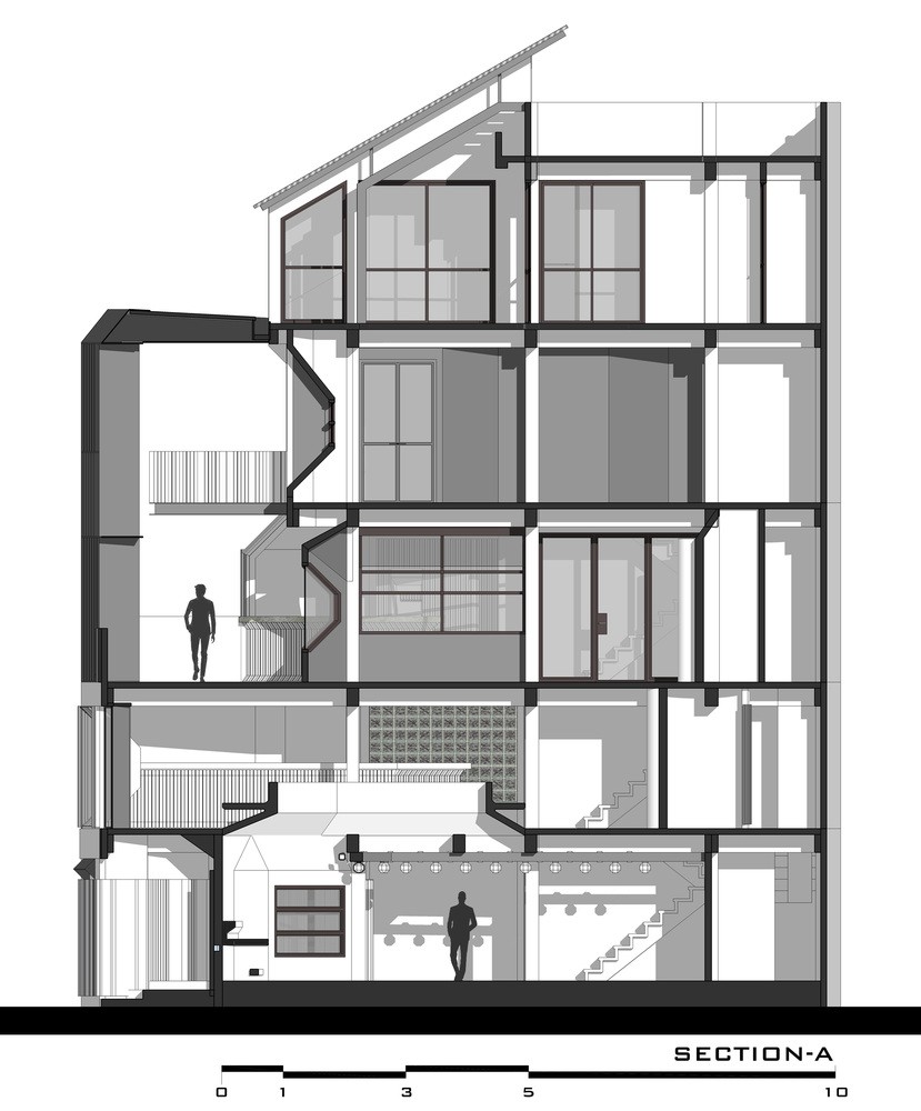 曼谷“过时”混凝土泰国餐厅,融入废弃背景的弹出式美食空间-36