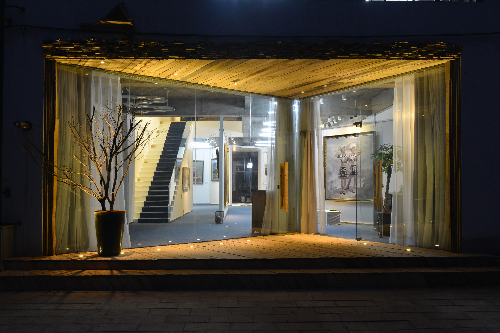 北京宋庄艺术工作室——简约实木风-3