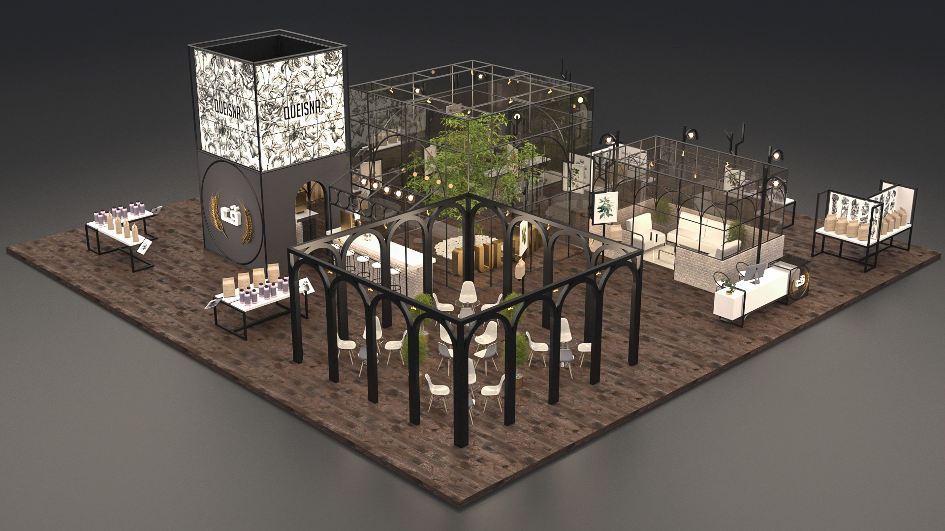 Agricultural Exhibition Booth 2-1