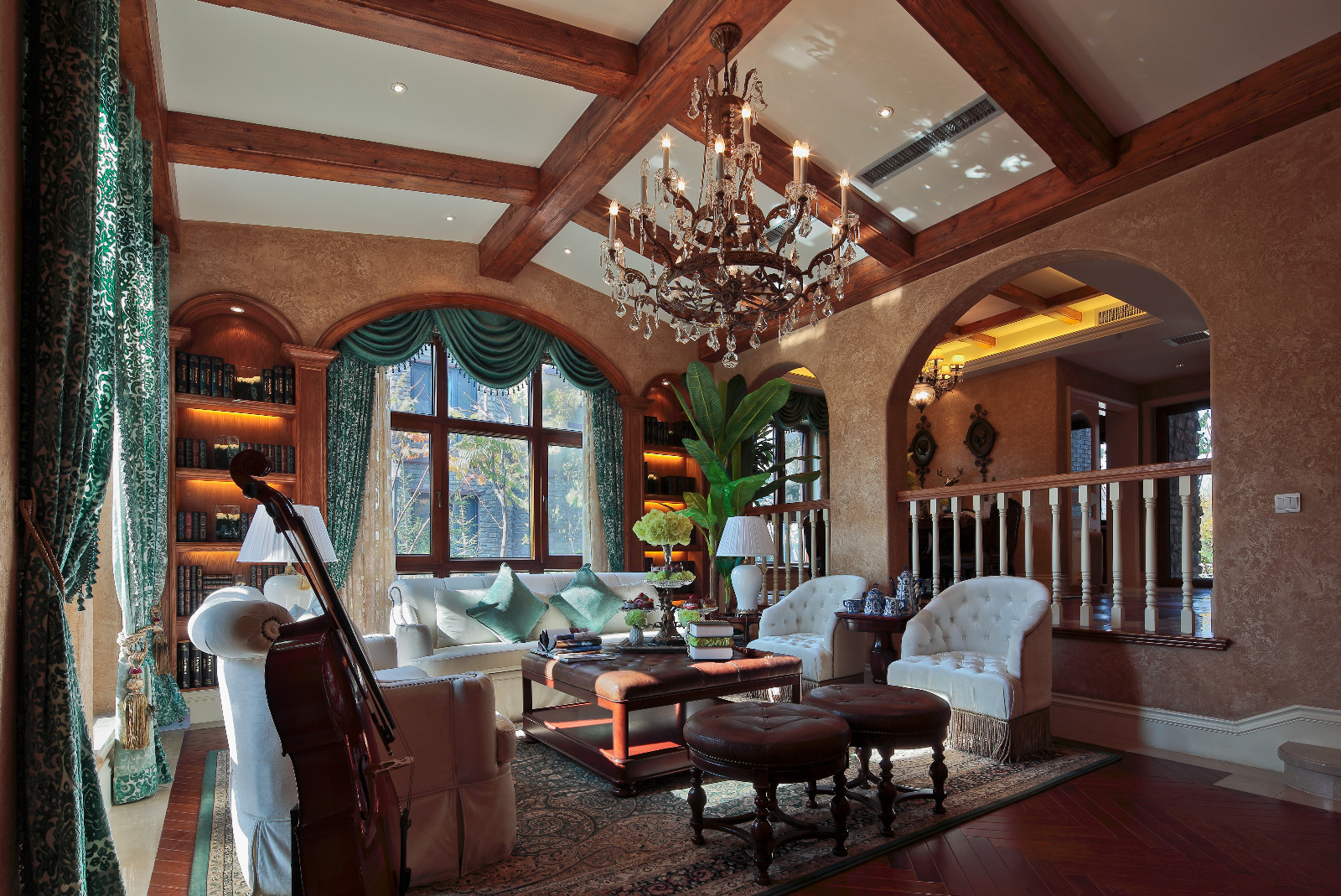 新疆中航翡翠城 6101 栋联排别墅 C 户型——加州风格的自然优雅-14