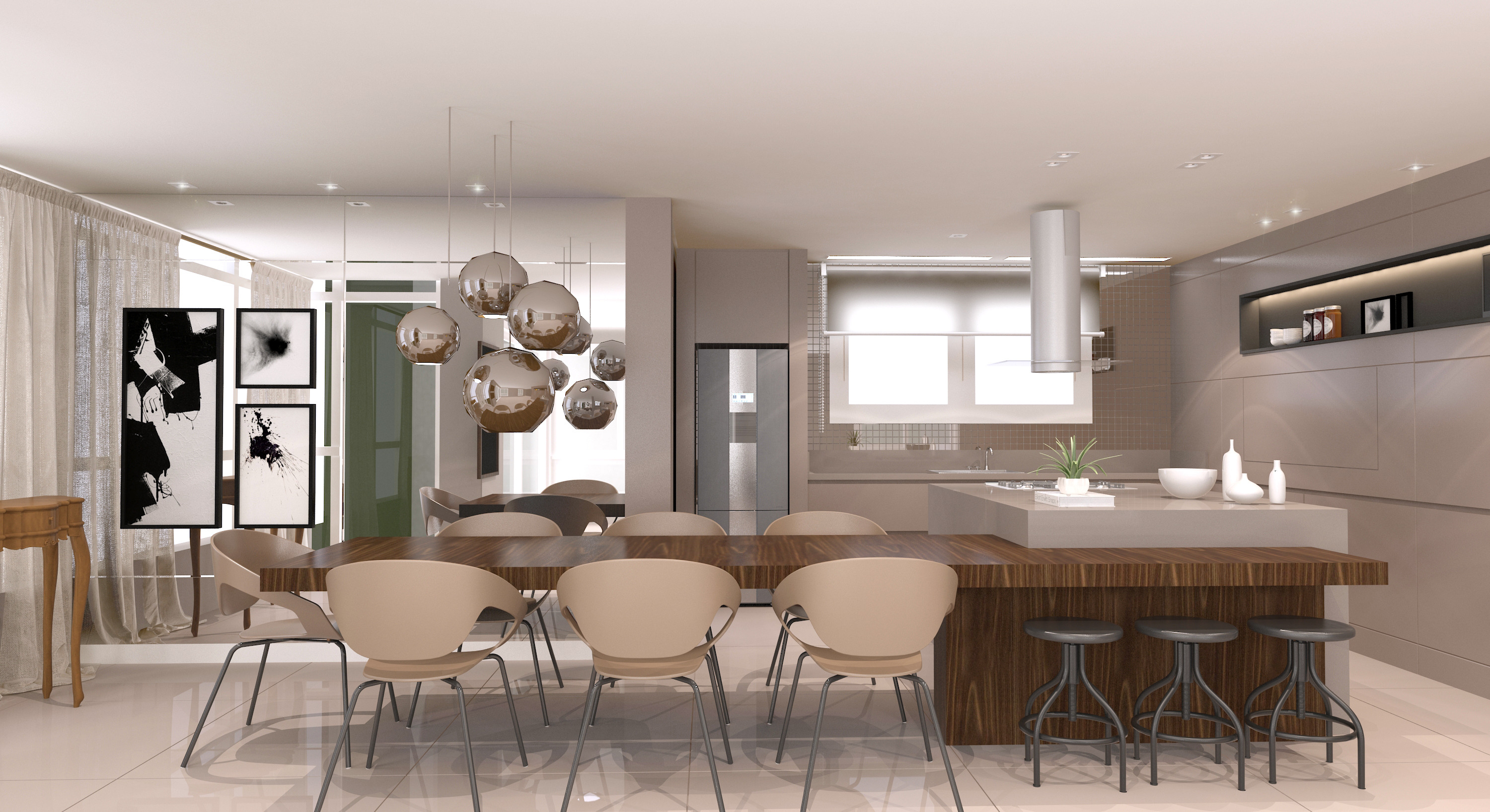 2017 年完成的 R|G 公寓室内设计-1