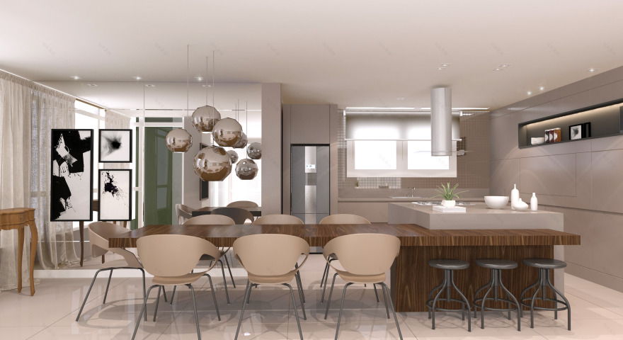 2017 年完成的 R|G 公寓室内设计-1