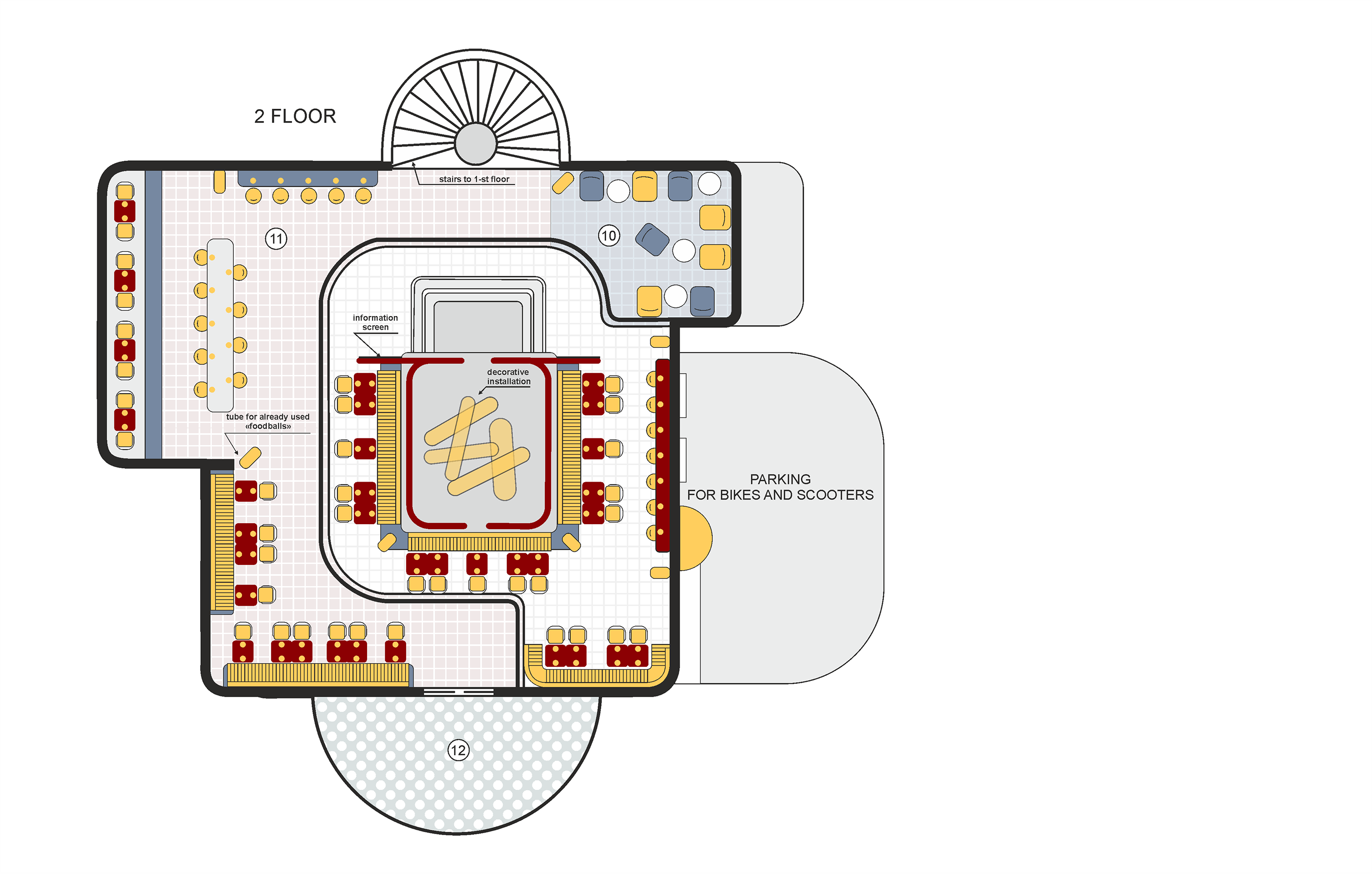 未来主义餐饮空间“FoodBall”-5