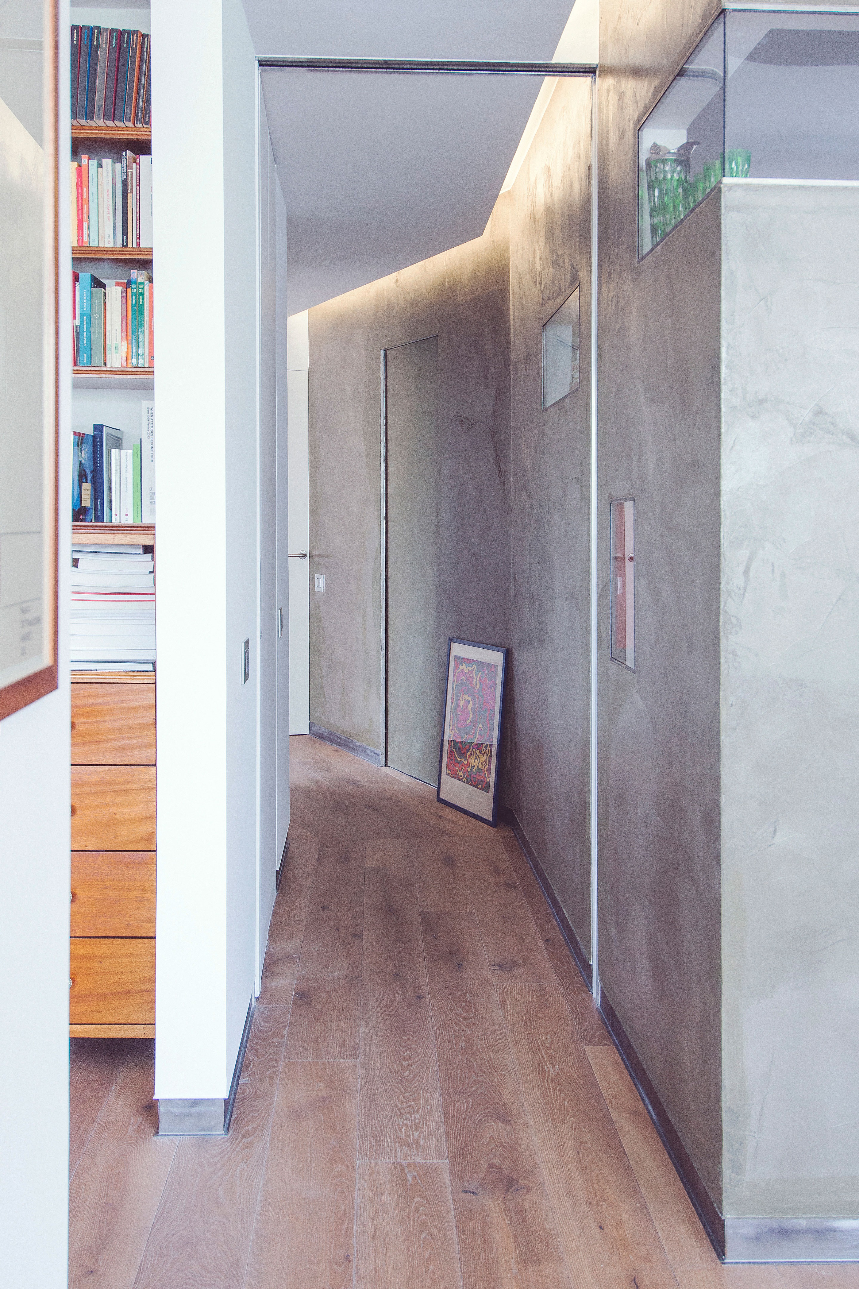 罗马 Parioli 区公寓 | 微水泥打造的现代厨房空间-15