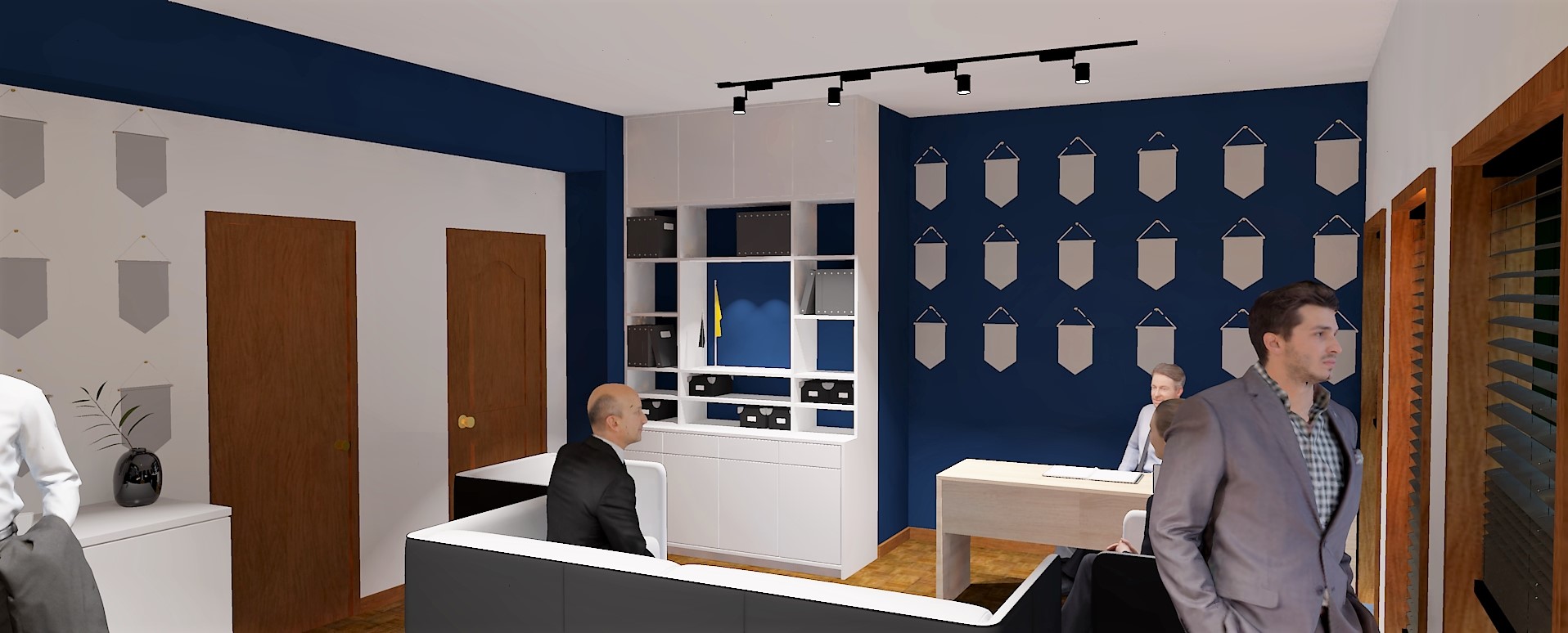 2017 年完成的旋转俱乐部室内设计案例-1