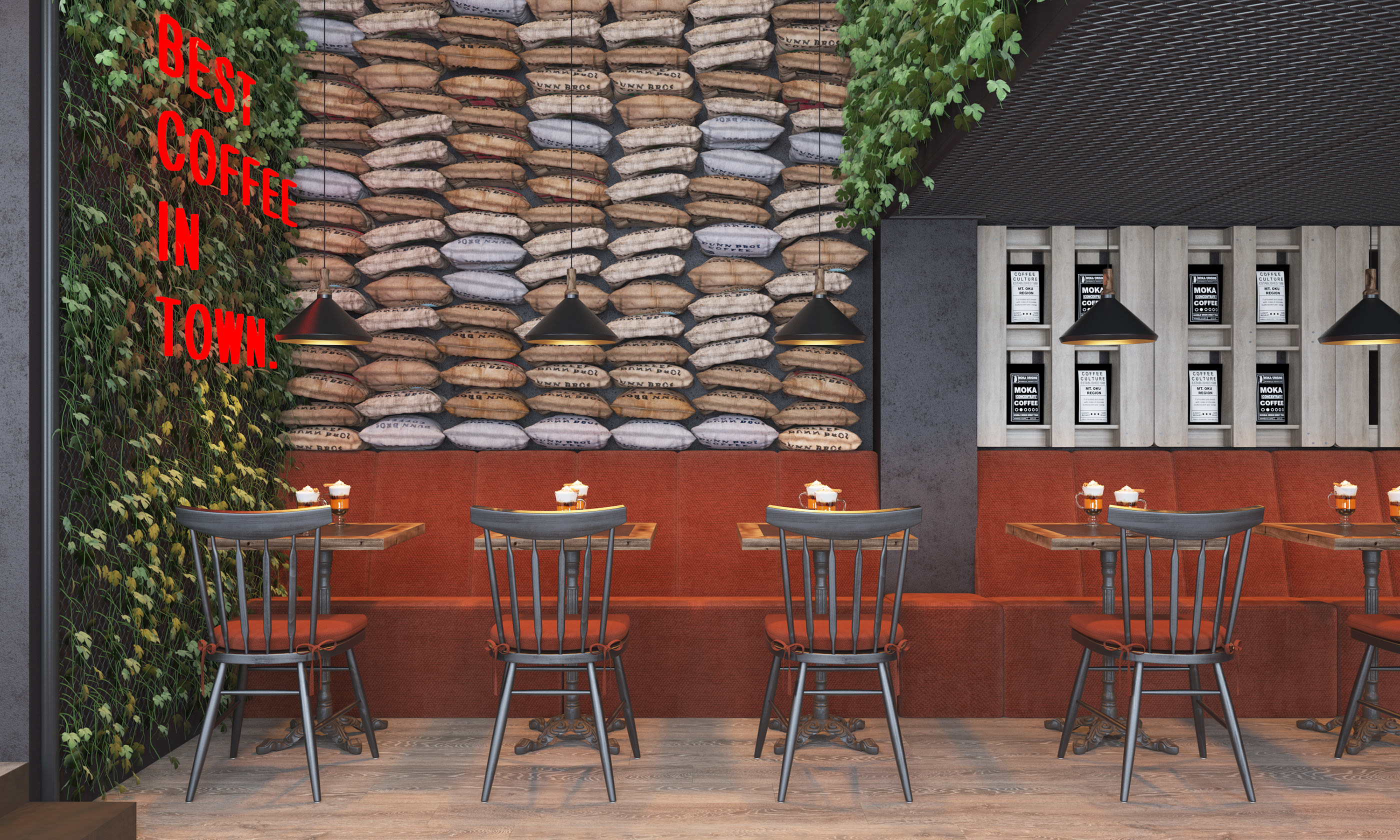 简约风格咖啡厅设计-3