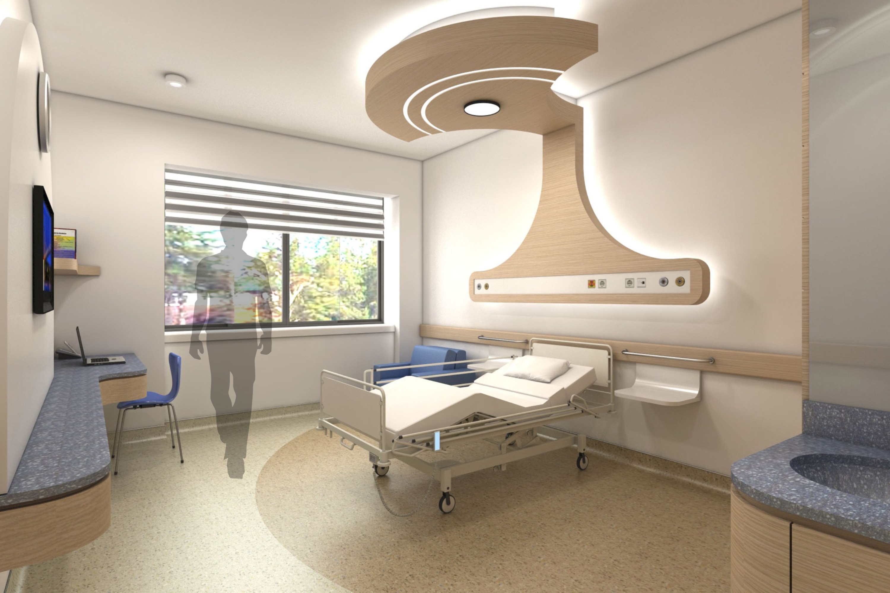 康复中心医院室内设计案例-1