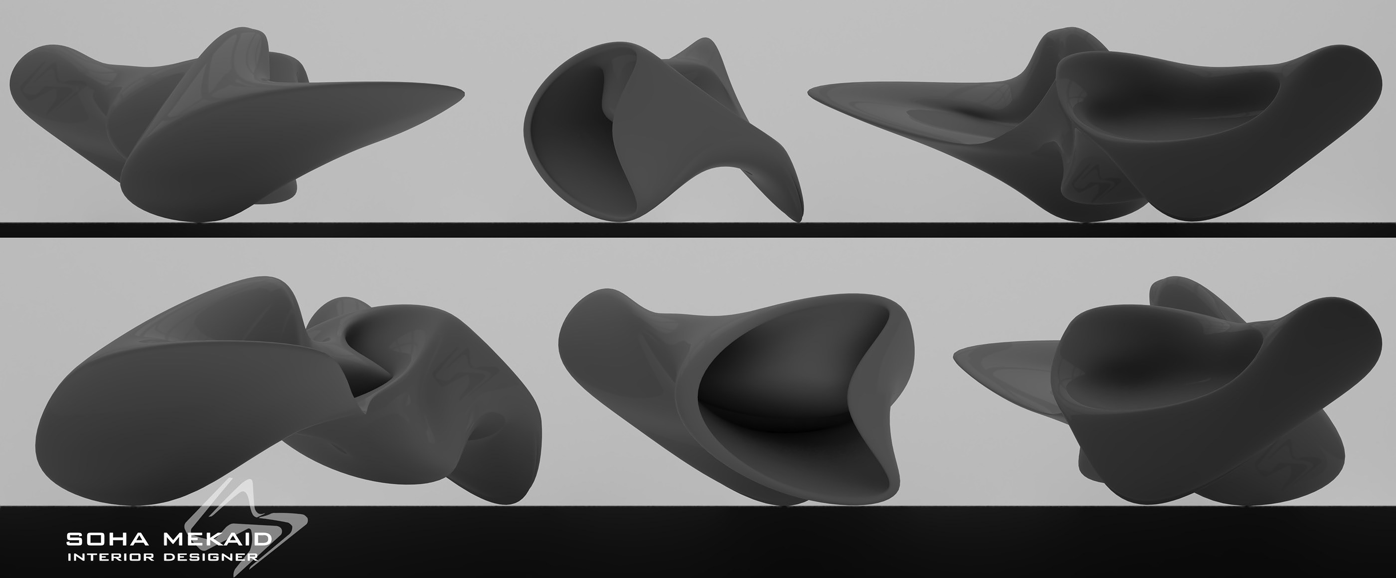 建筑工作室雕塑空间设计-9