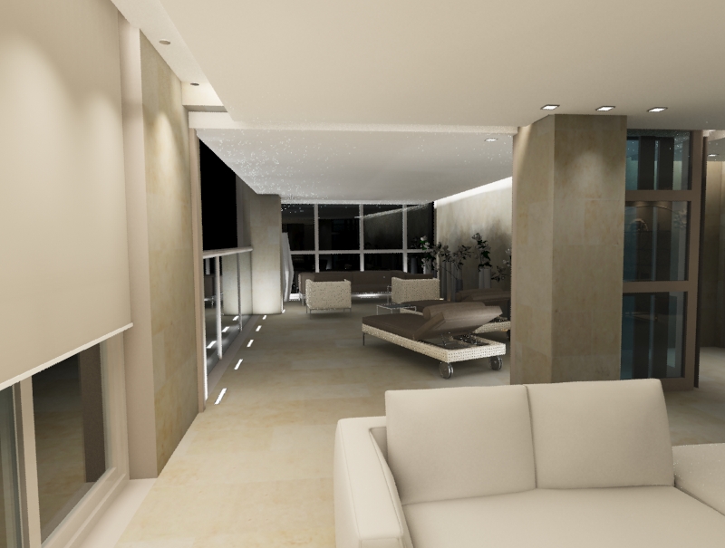 迪拜豪华顶层公寓室内设计-11