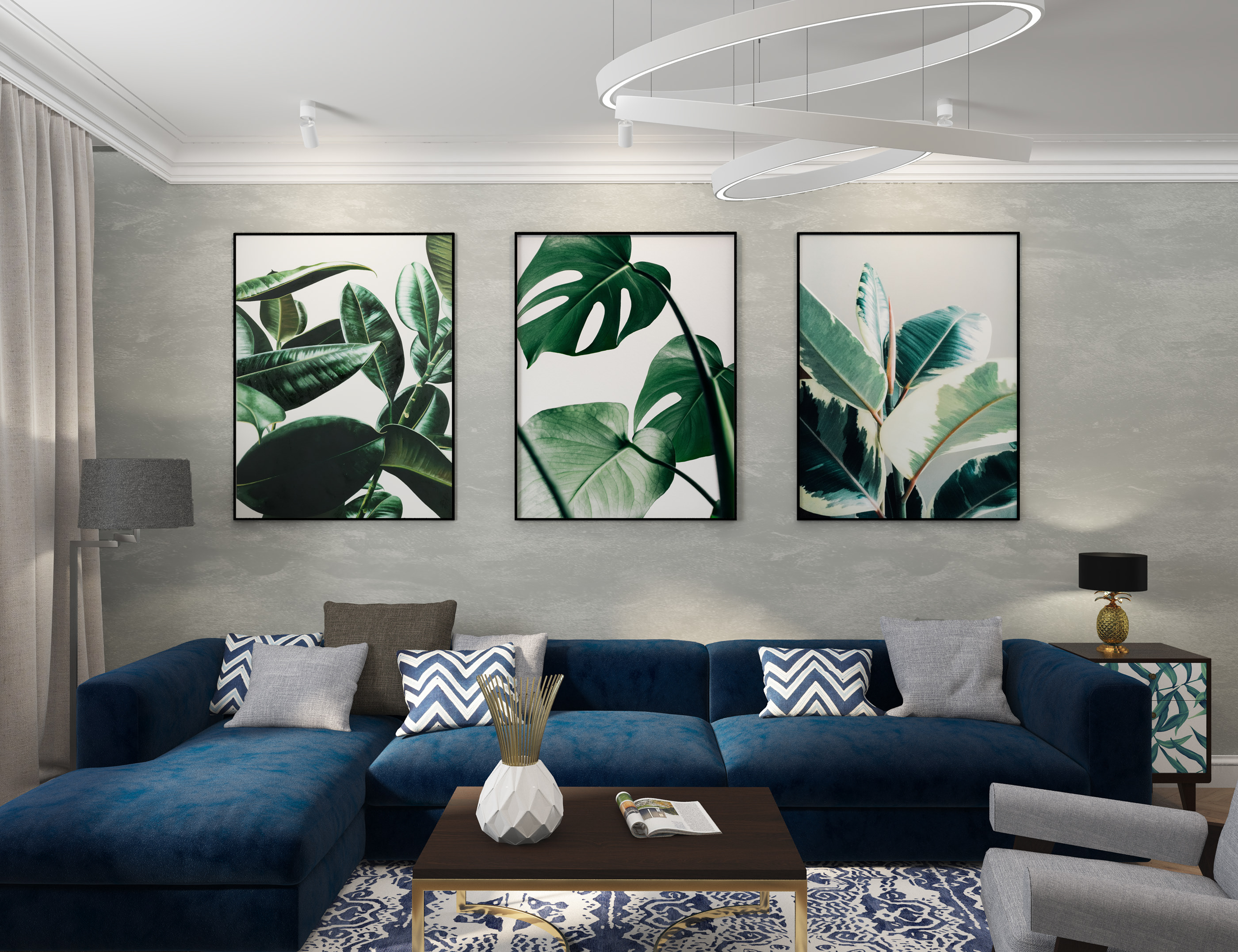 三口之家 100 平米私密住宅设计-2