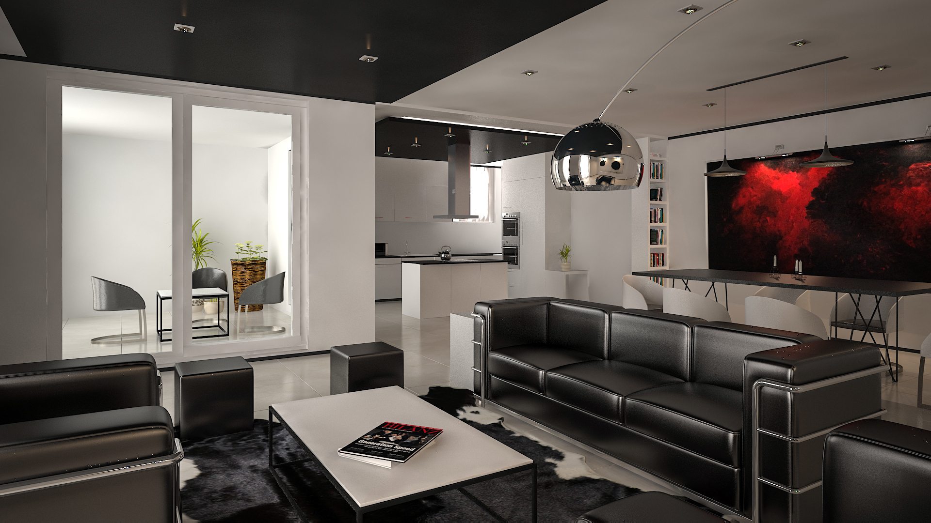 现代简约客厅设计案例-12