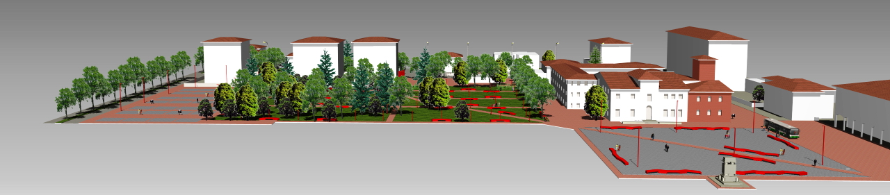 意大利 San Lazzaro di Savena 广场更新设计-5