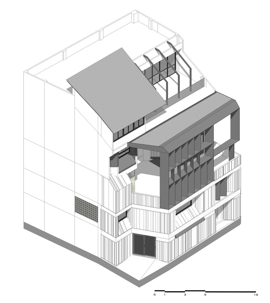 曼谷“过时”混凝土泰国餐厅,融入废弃背景的弹出式美食空间-33