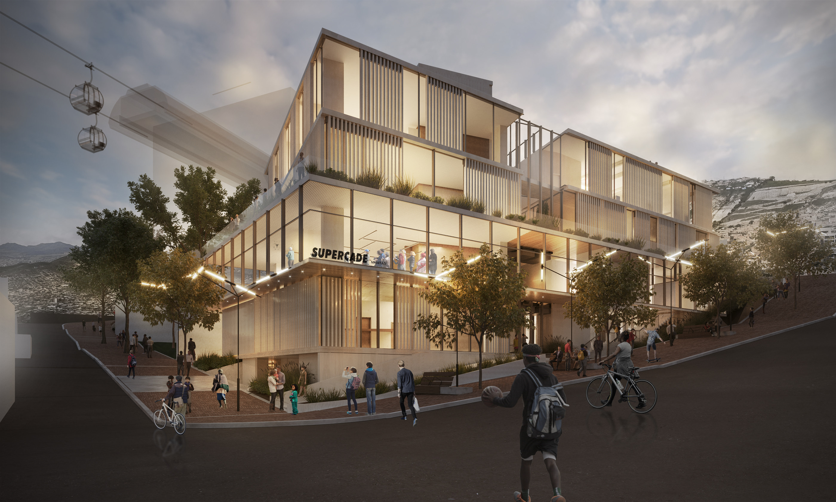 哥伦比亚建筑师协会超立方体竞赛设计-1