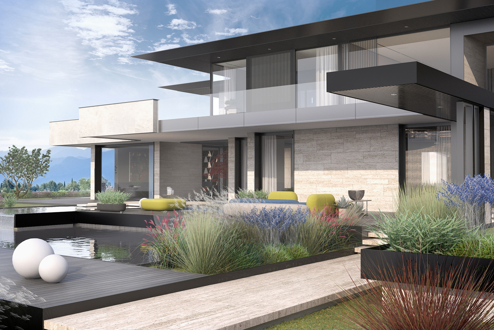 奥地利现代别墅设计与艺术融合-7